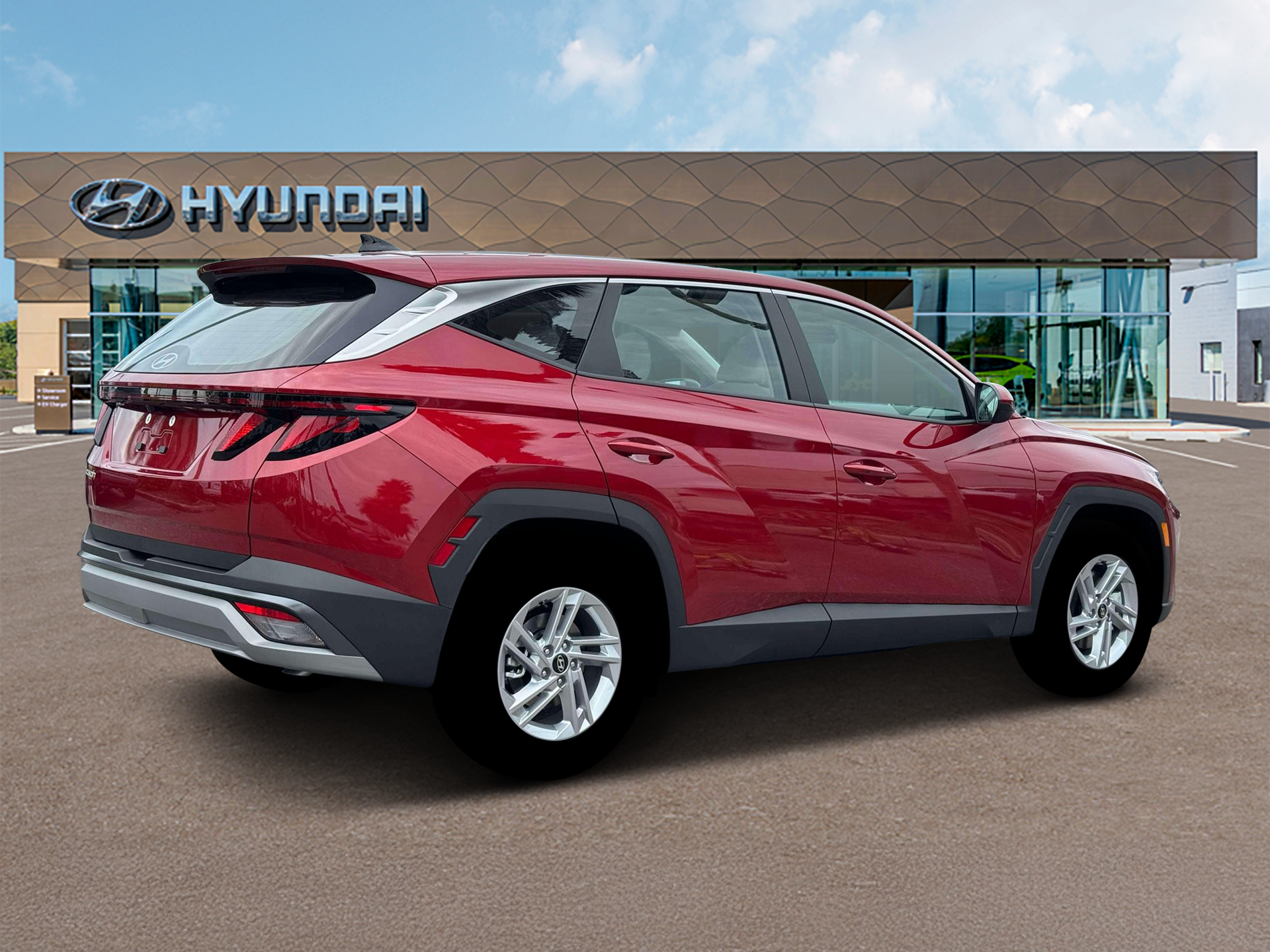 New 2026 Red HYUNDAI SE FWD image 8