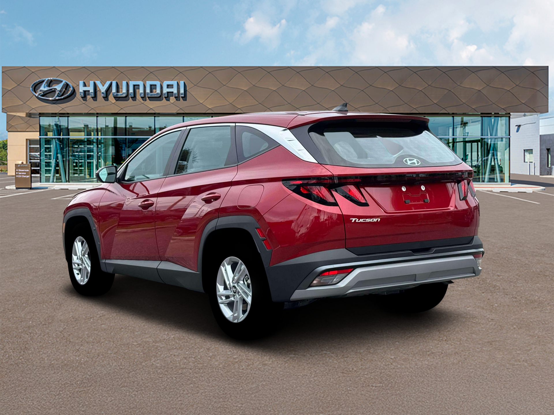 New 2026 Red HYUNDAI SE FWD image 5
