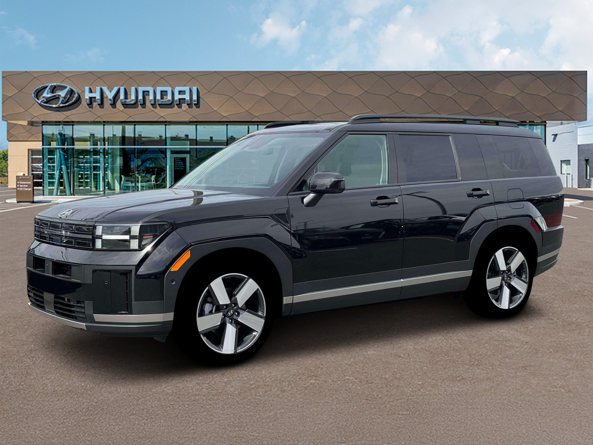 New 2026 Black HYUNDAI Limited FWD image 2