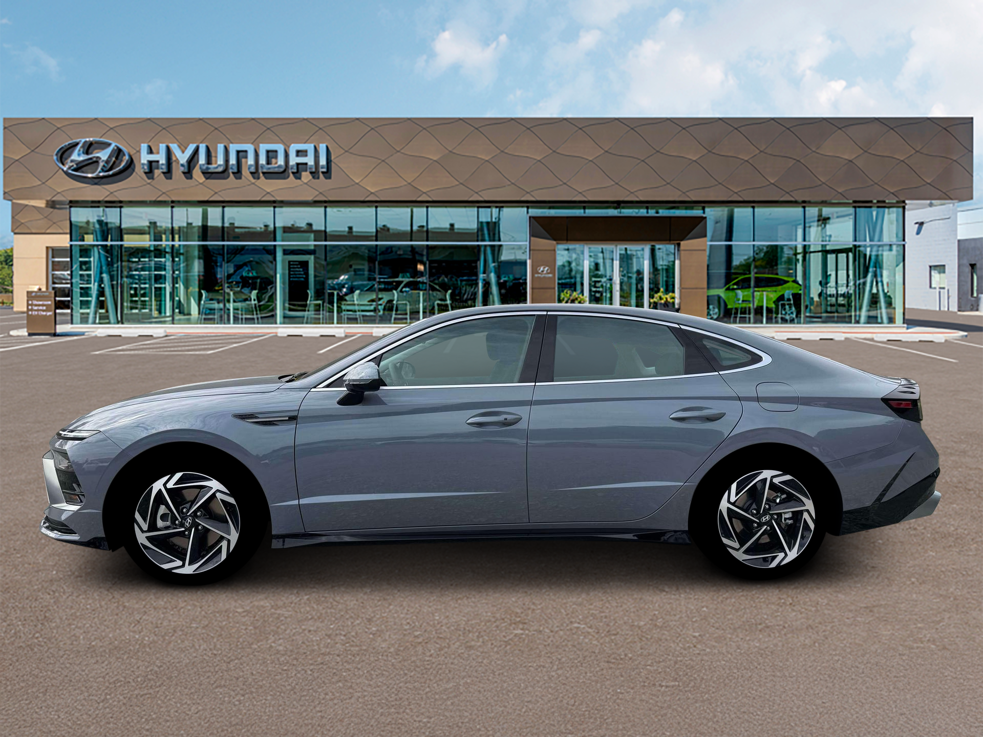 New 2026 Blue Hyundai SEL Sport image 3