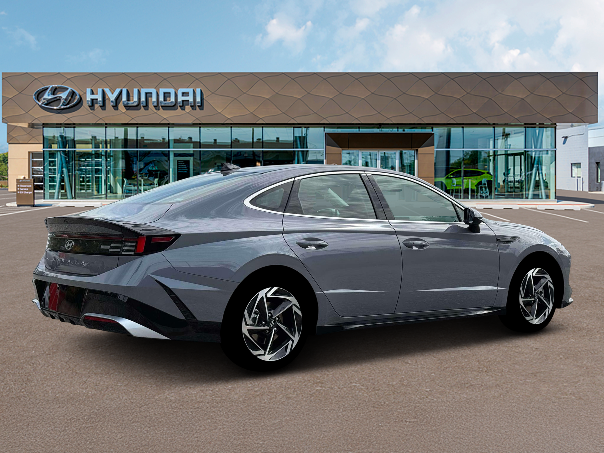 New 2026 Blue Hyundai SEL Sport image 8