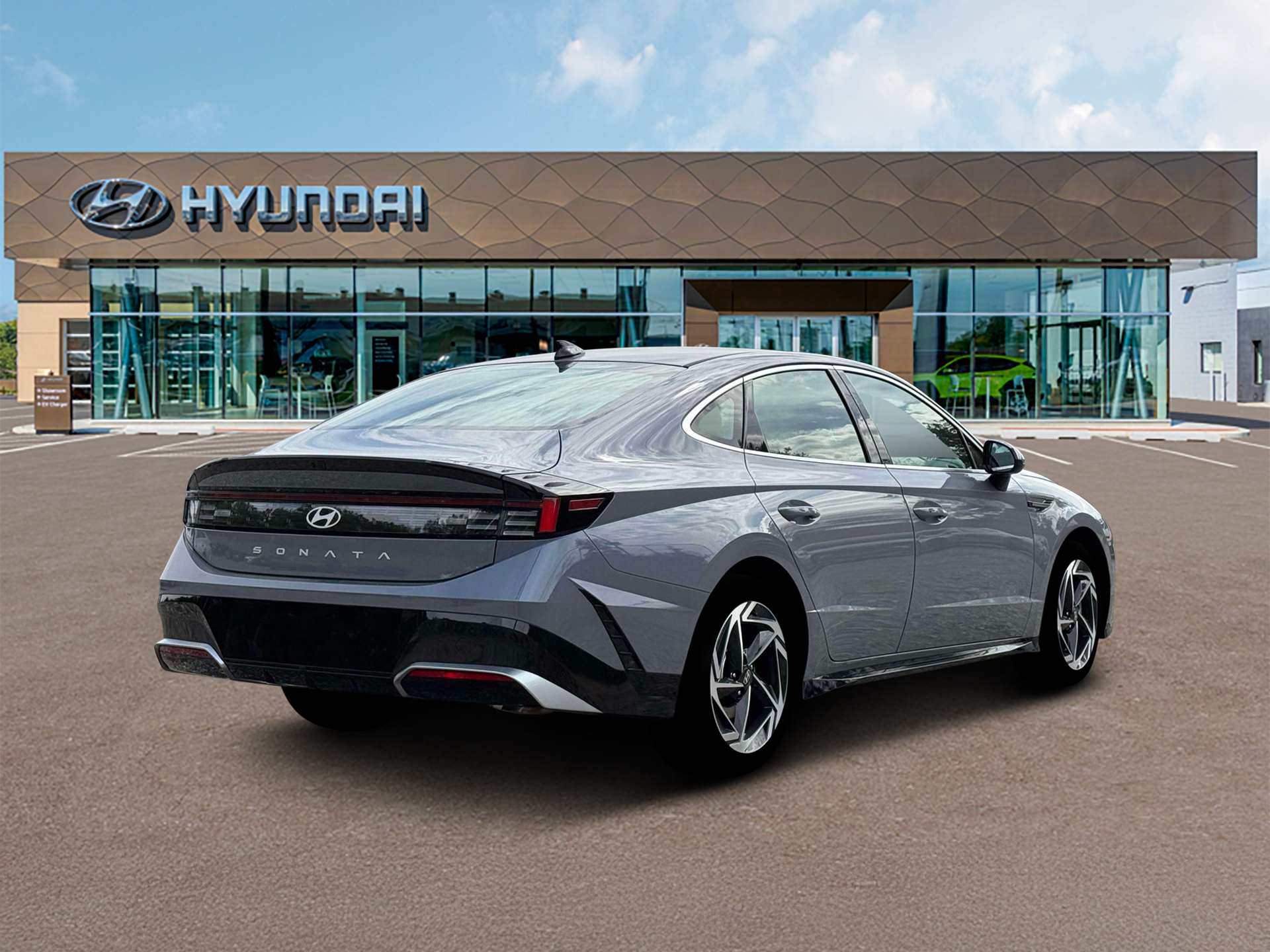 New 2026 Blue Hyundai SEL Sport image 7