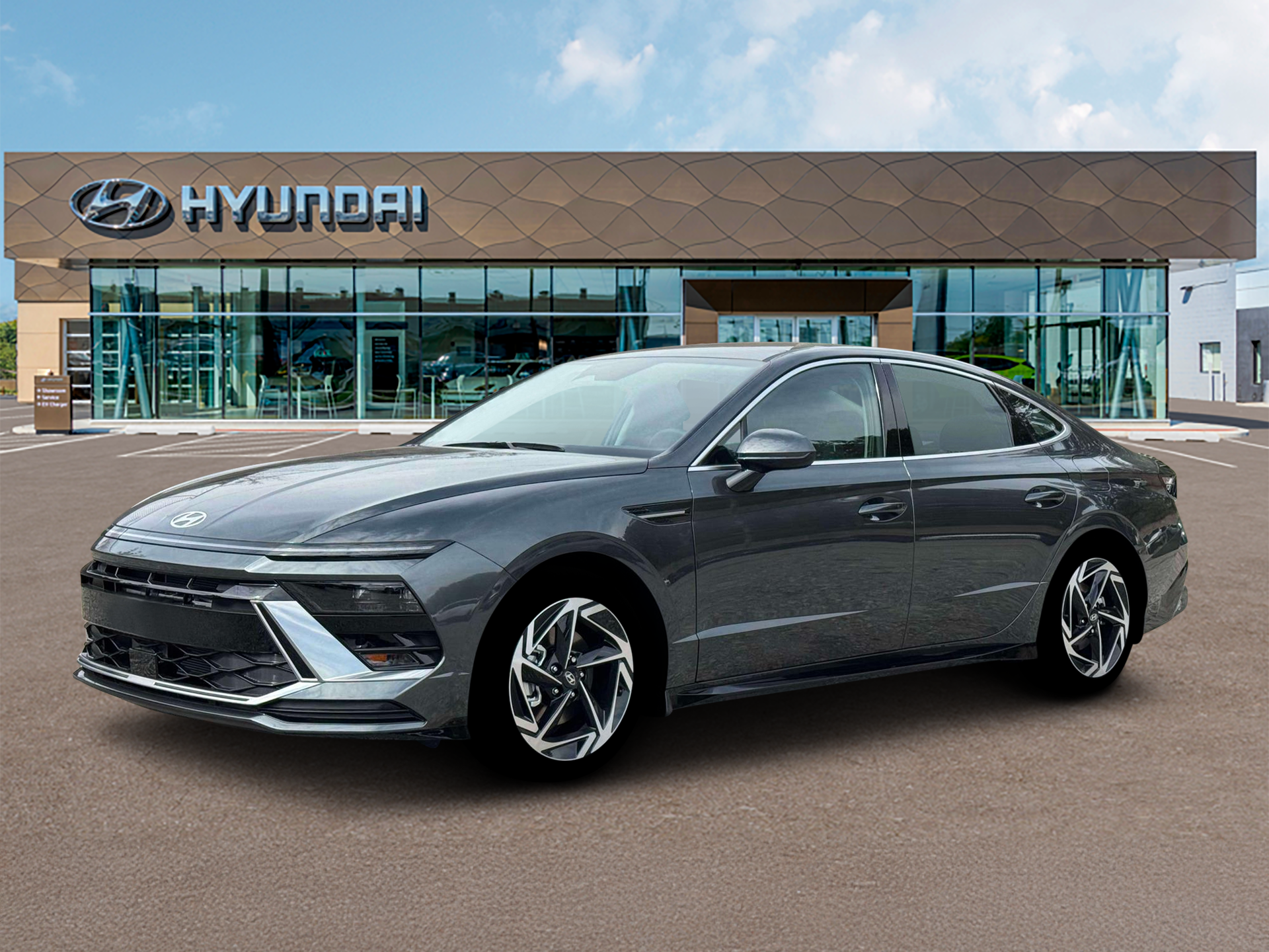 Portofino Gray 2026 Hyundai Sonata Sedan Front-Wheel Drive Automatic