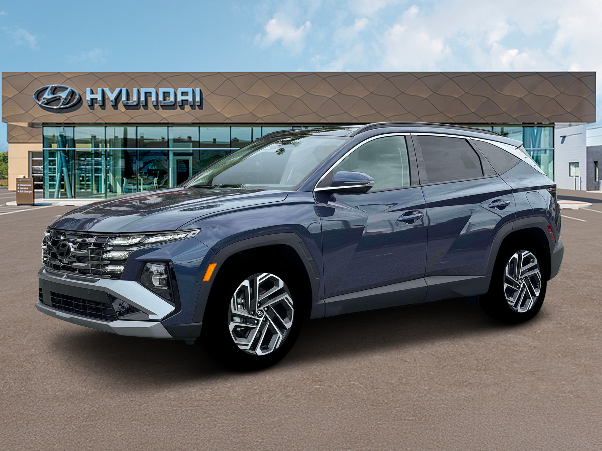 New 2026 Atlantis Blue Hyundai Limited image 2