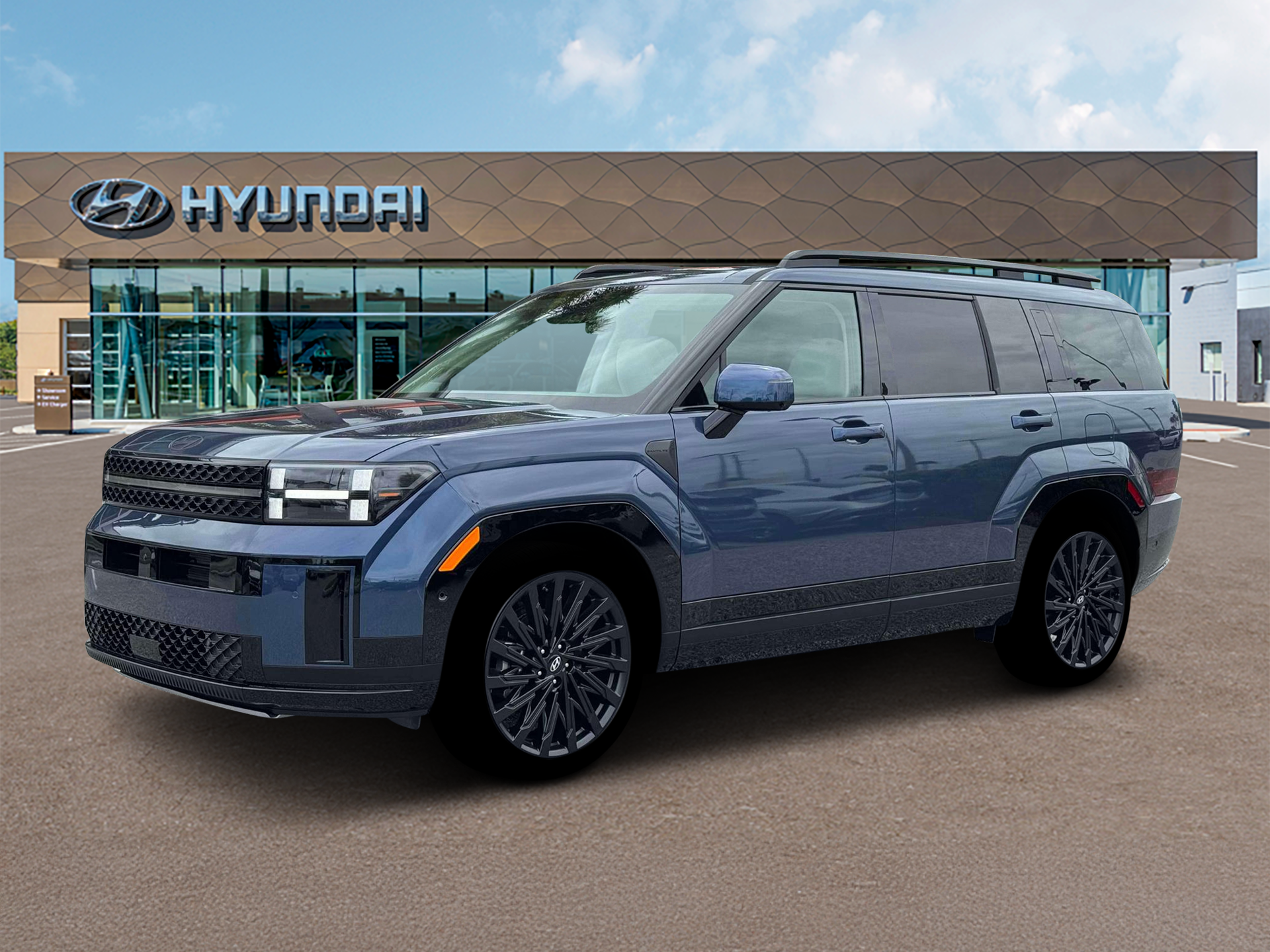 Atlantis Blue 2026 Hyundai Santa Fe SUV / Crossover Front-Wheel Drive 8-Speed Automatic