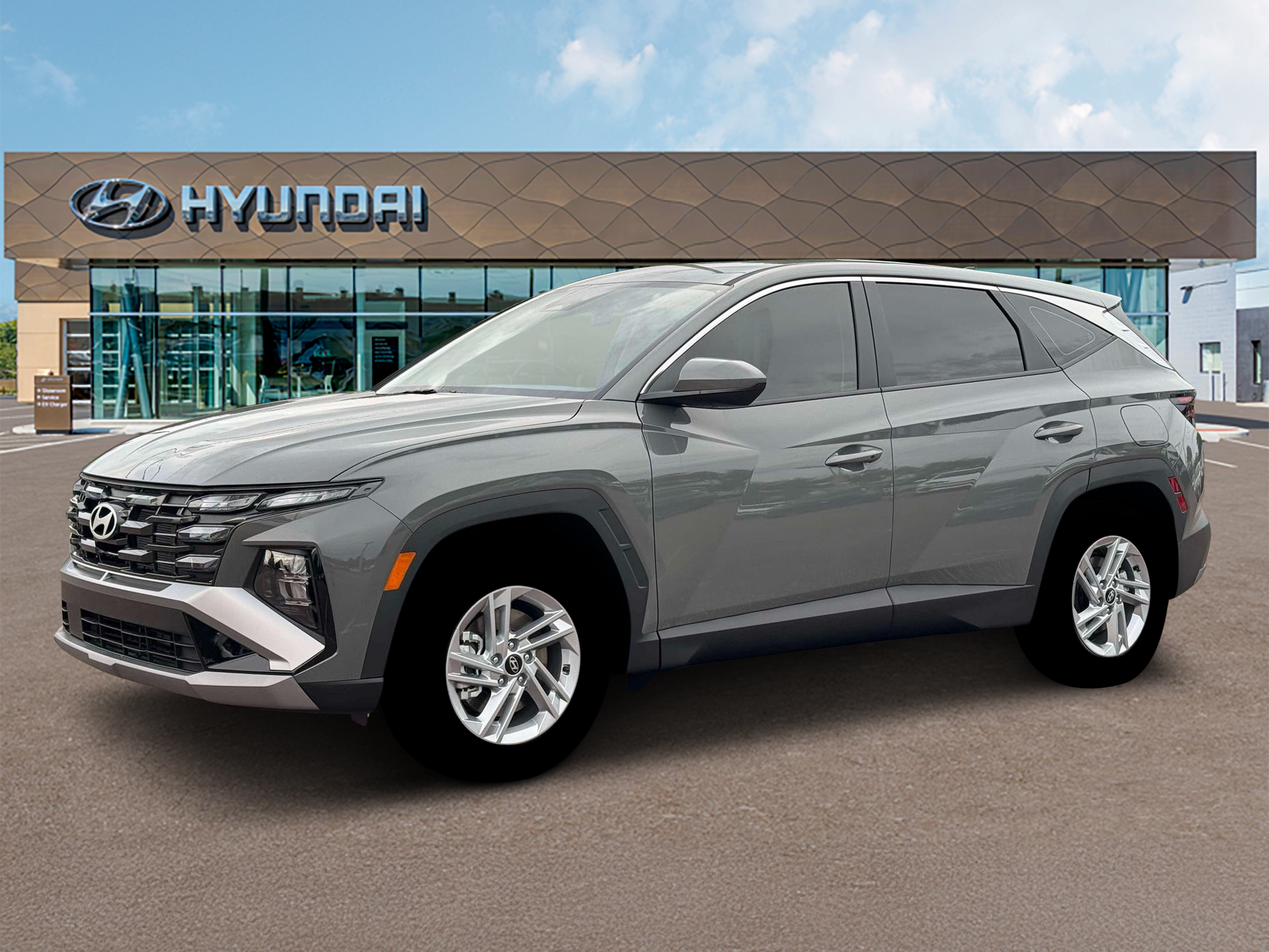 Hampton Gray 2026 Hyundai Tucson SE FWD SUV / Crossover Front-Wheel Drive 8-Speed Automatic