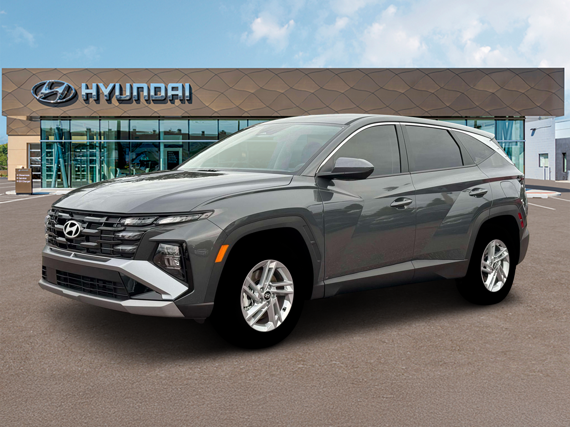 Ecotronic Gray 2026 Hyundai Tucson SUV / Crossover Front-Wheel Drive 8-Speed Automatic