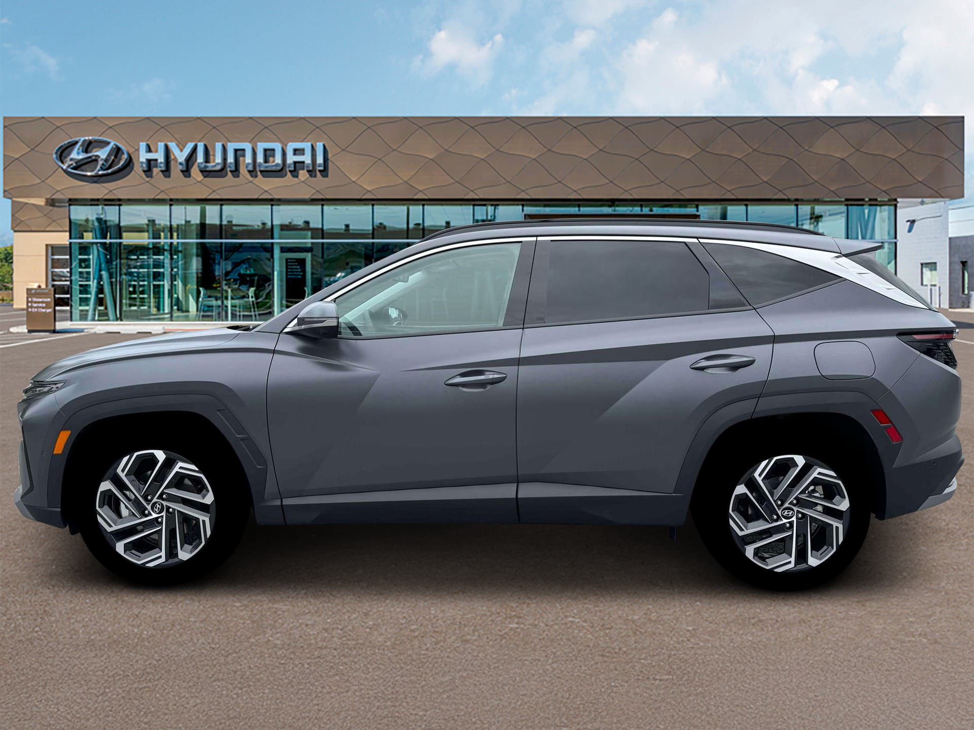 New 2026 Gray HYUNDAI Limited FWD image 3