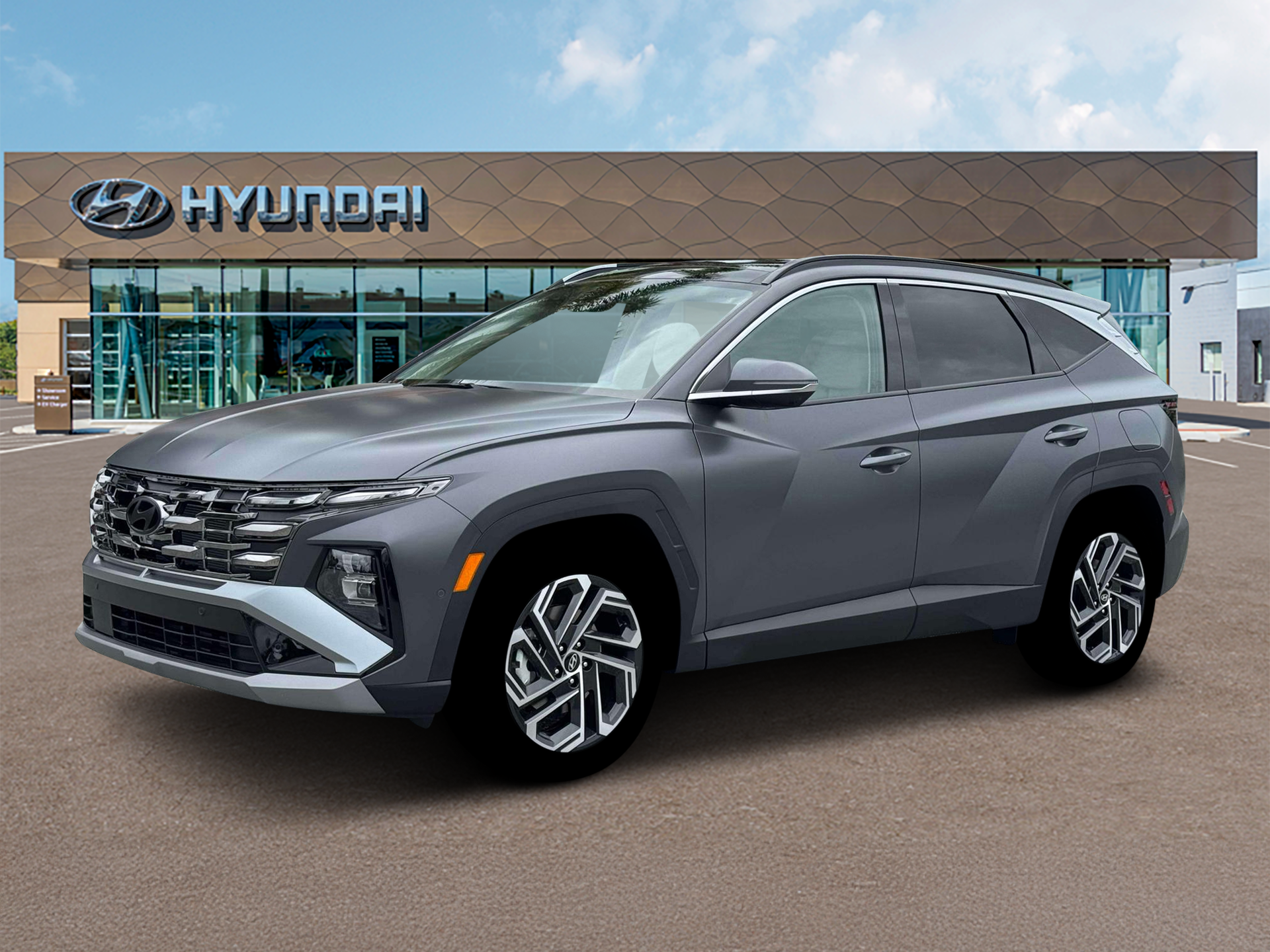 New 2026 Gray HYUNDAI Limited FWD image 2