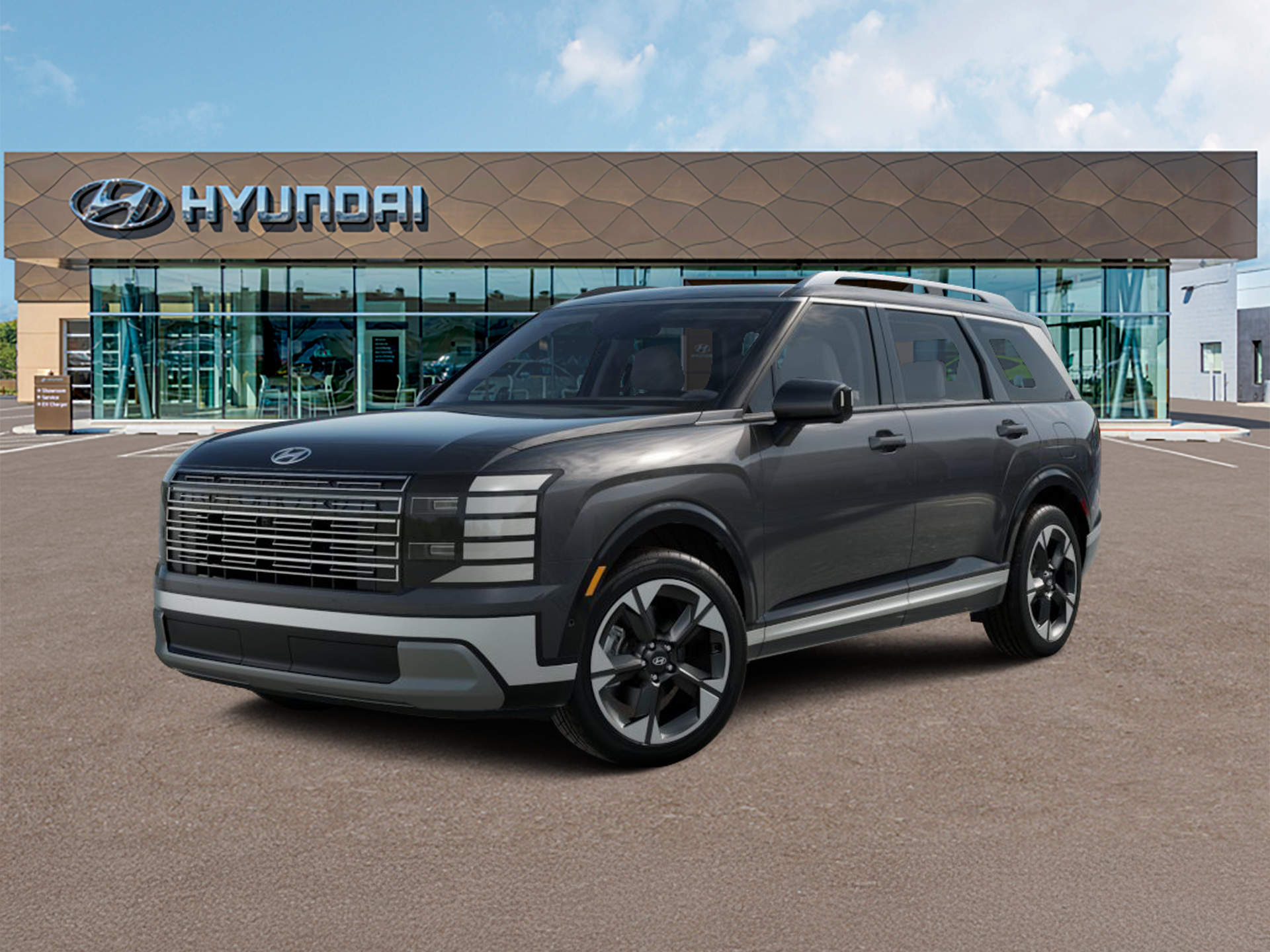 Ecotronic Gray Pearl 2026 Hyundai Palisade Hybrid SUV / Crossover Front-Wheel Drive 6-Speed Automatic