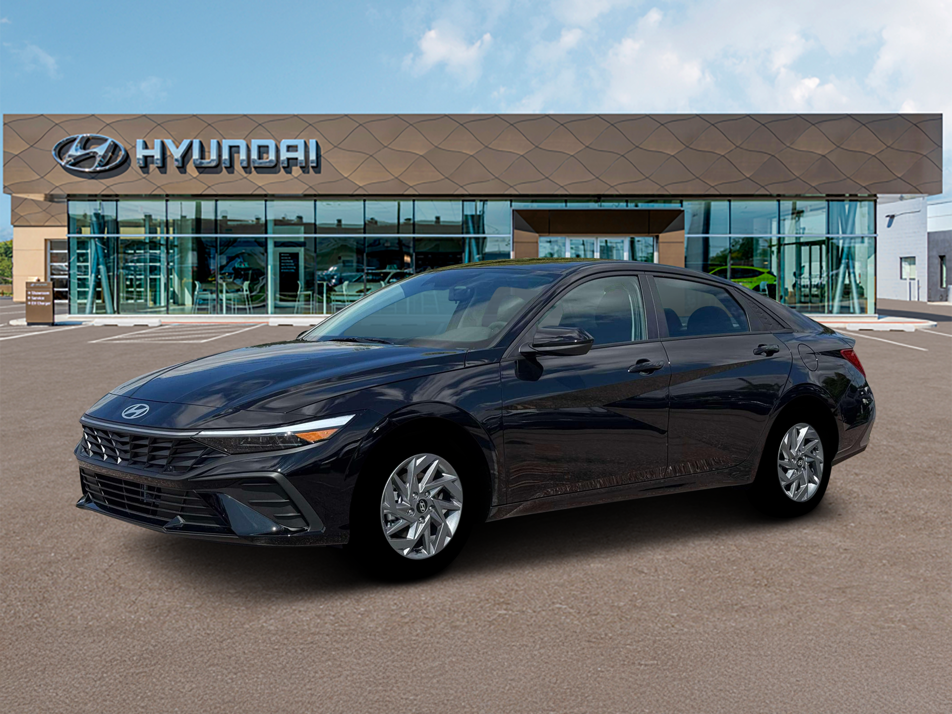 Abyss Black 2026 Hyundai Elantra Hybrid Sedan Front-Wheel Drive 6-Speed Automatic
