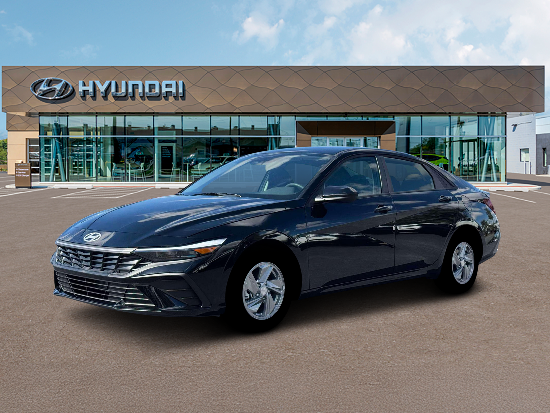 Abyss Black 2026 Hyundai Elantra Sedan Front-Wheel Drive Continuously Variable Transmission