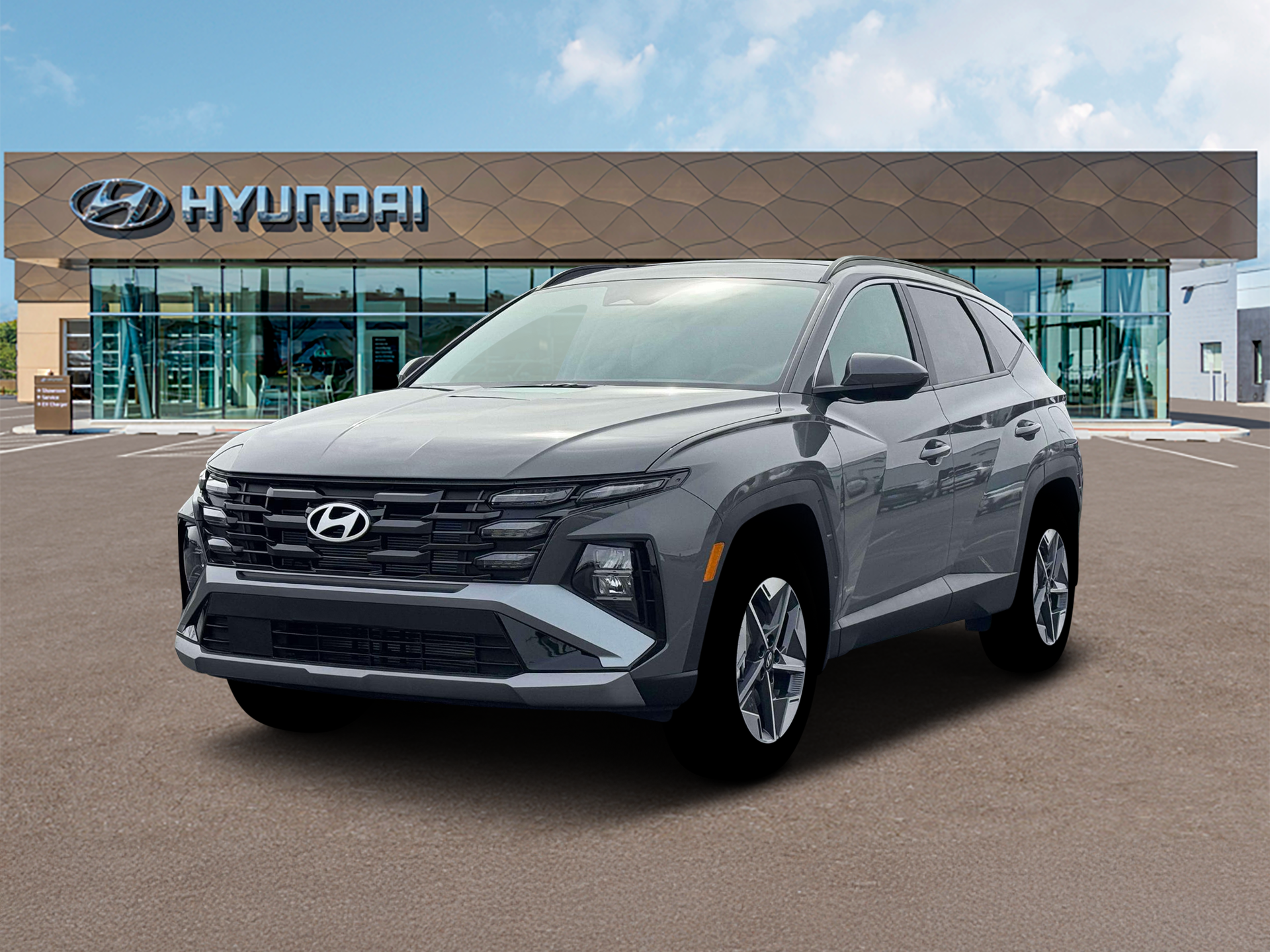 Hampton Gray 2026 Hyundai Tucson SEL AWD SUV / Crossover All-Wheel Drive Automatic