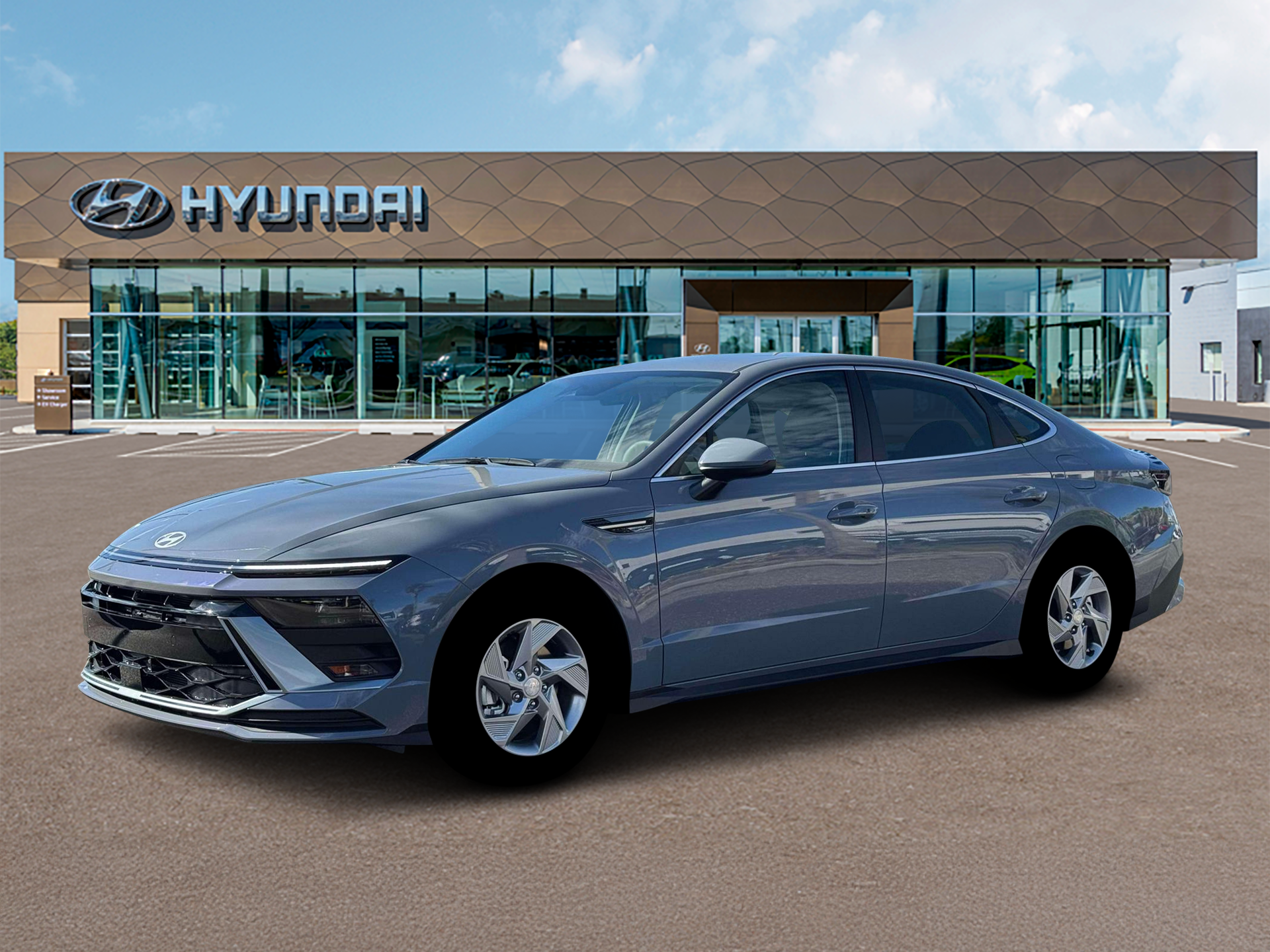 New 2026 Blue Hyundai SE image 2