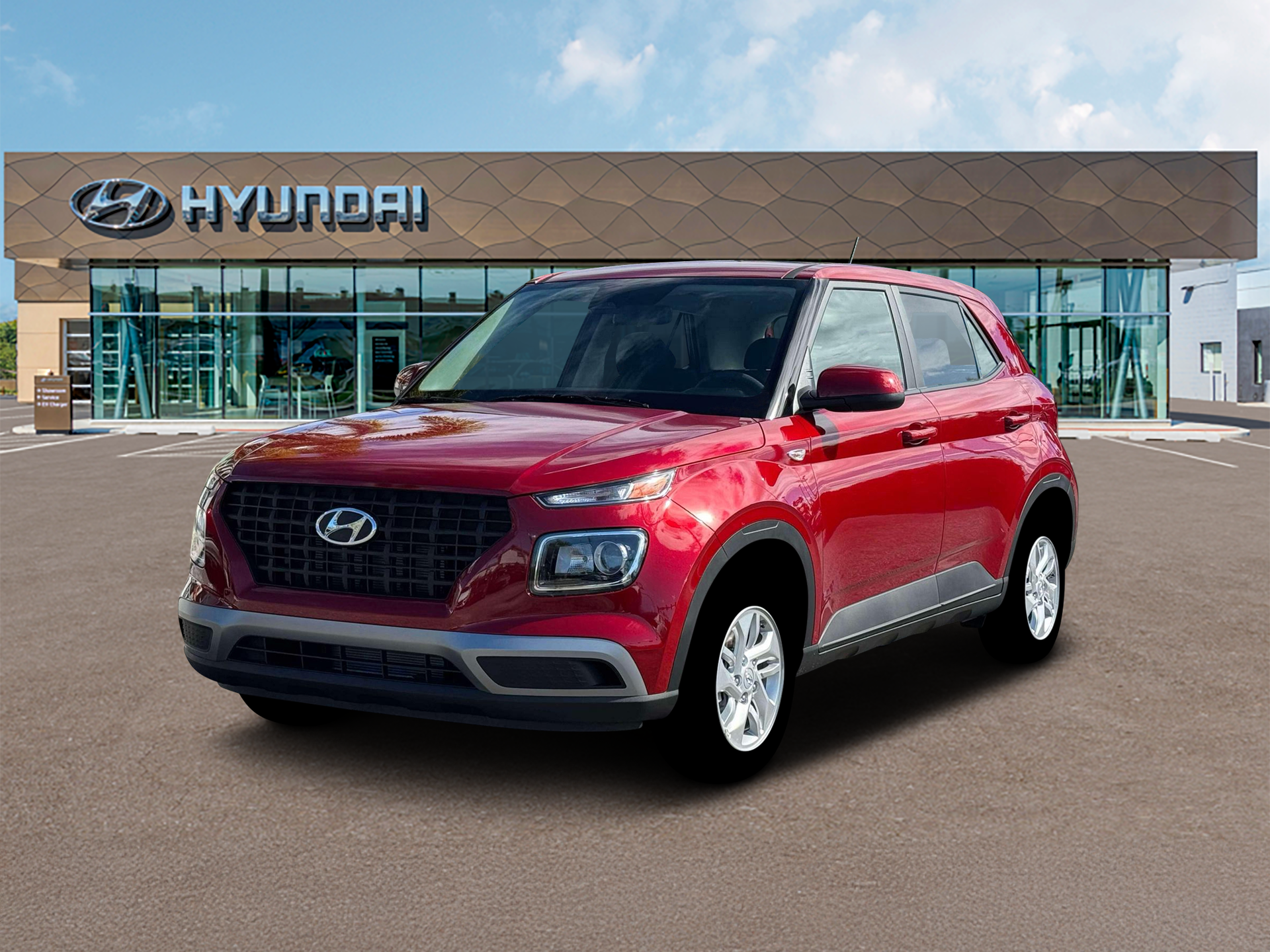 Ultimate Red 2026 Hyundai Venue SUV / Crossover Front-Wheel Drive Automatic