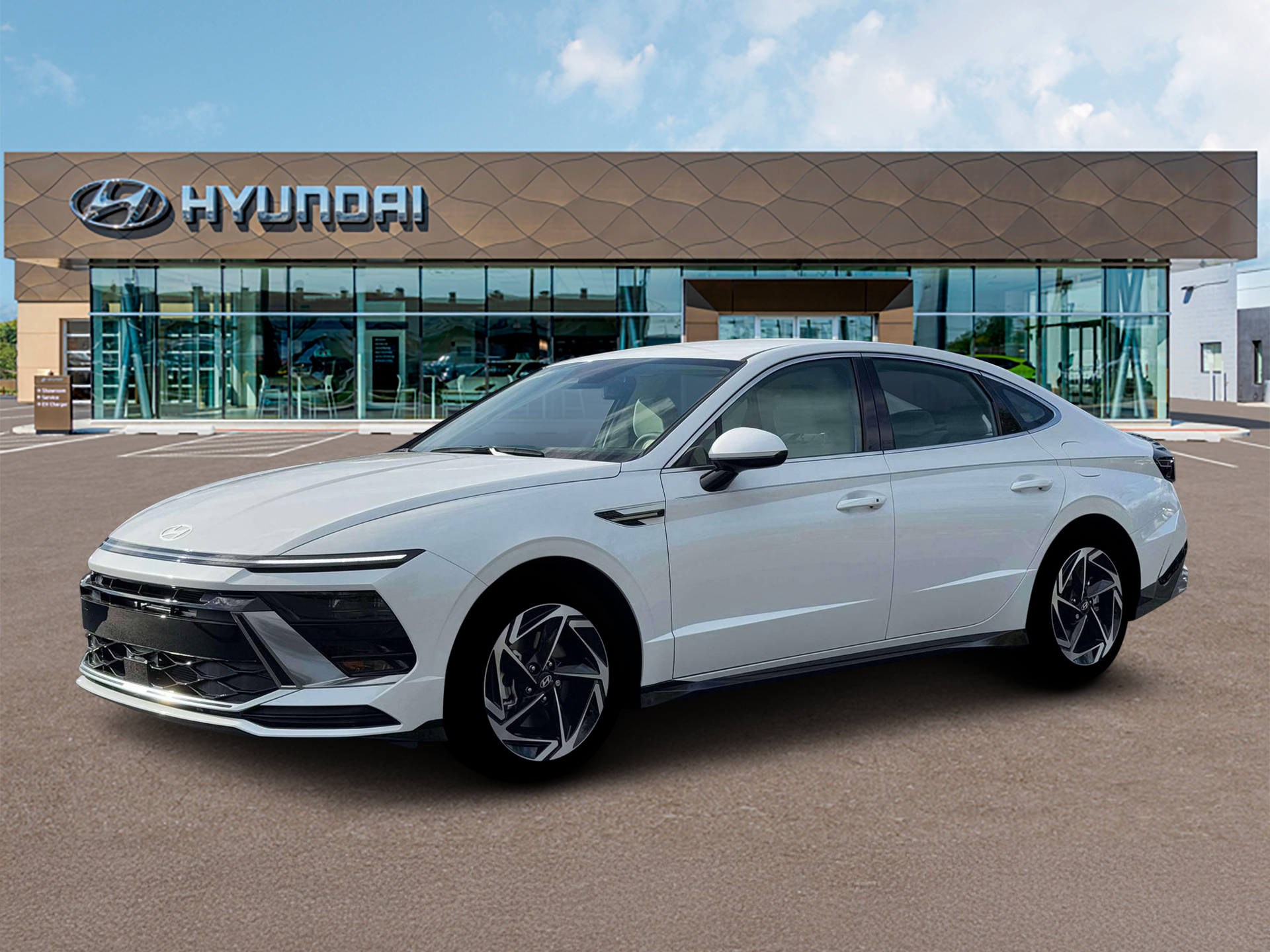 Serenity White 2026 Hyundai Sonata Sedan Front-Wheel Drive Automatic