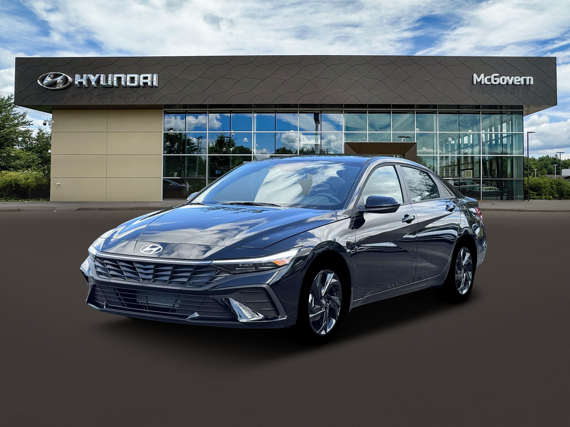 Abyss Black 2026 Hyundai Elantra Sedan Front-Wheel Drive Automatic