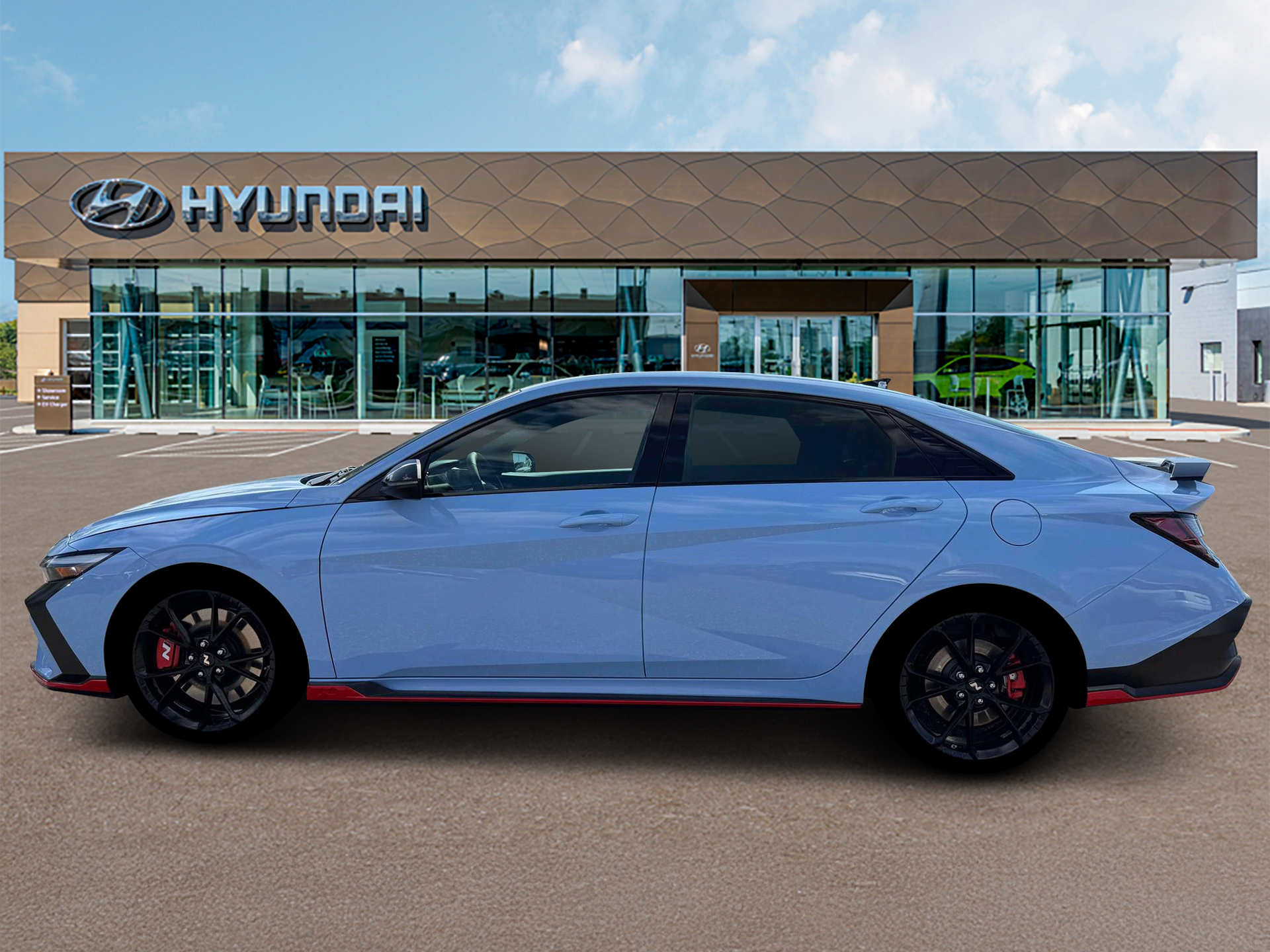 New 2026 Performance Blue HYUNDAI Sedan image 3