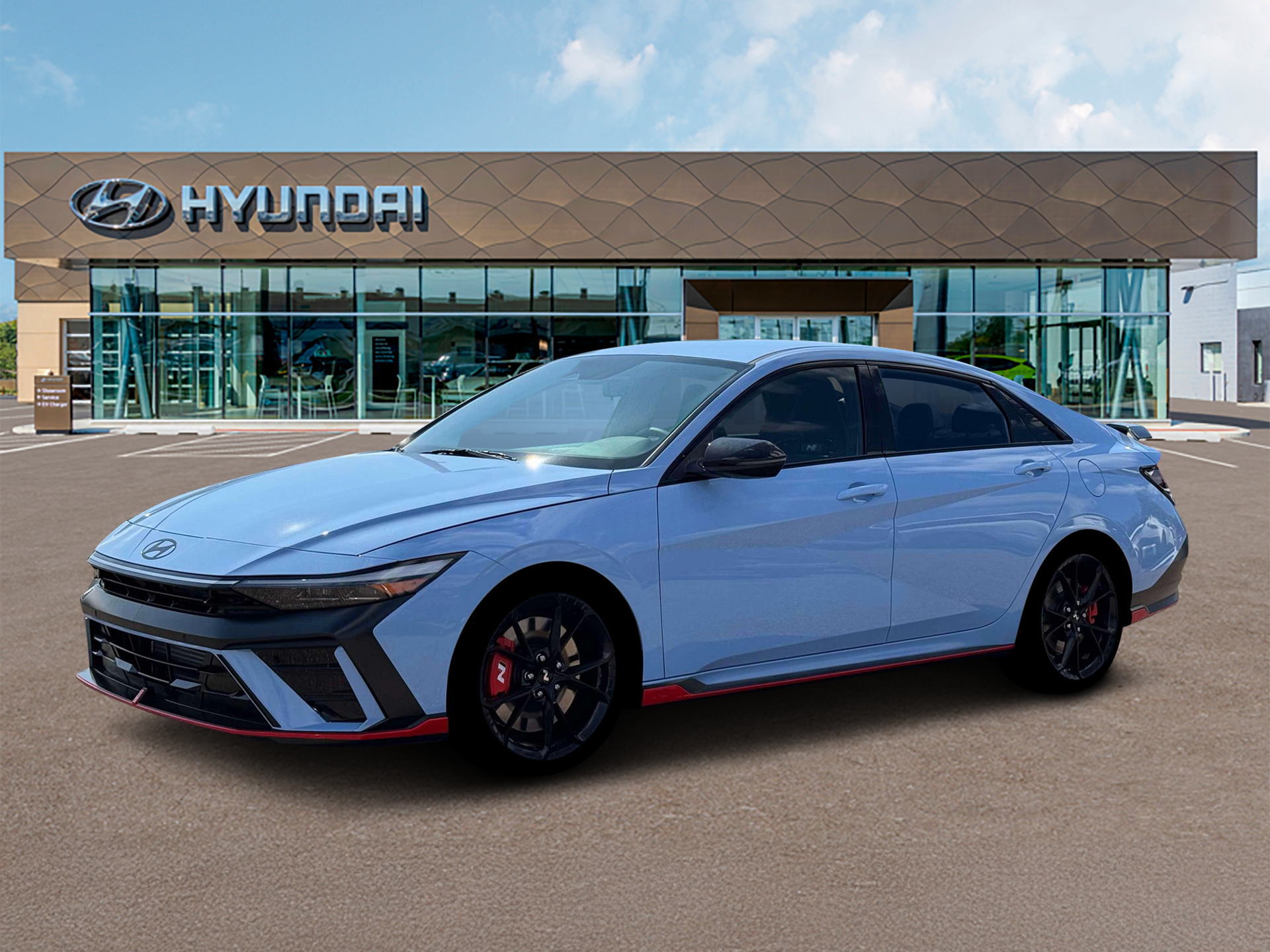 New 2026 Performance Blue HYUNDAI Sedan image 2