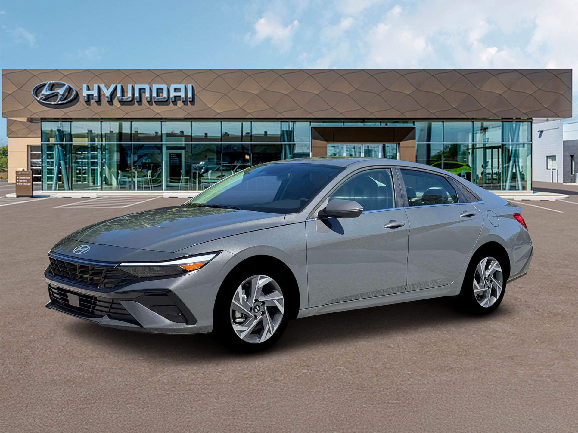 Ecotronic Gray 2026 Hyundai Elantra Sedan Front-Wheel Drive Continuously Variable Transmission