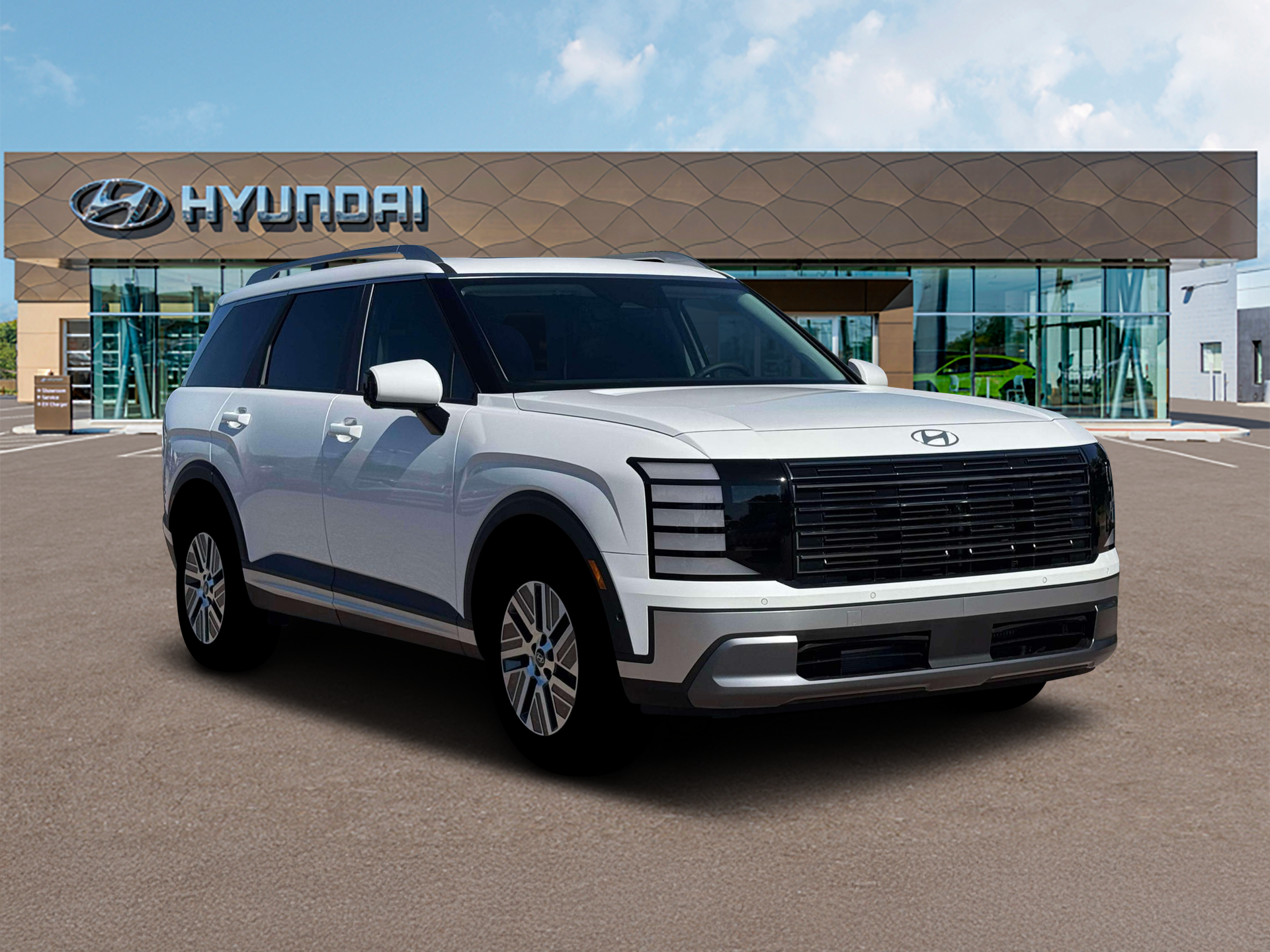 New 2026 White HYUNDAI Blue SEL Premium 7P image 11