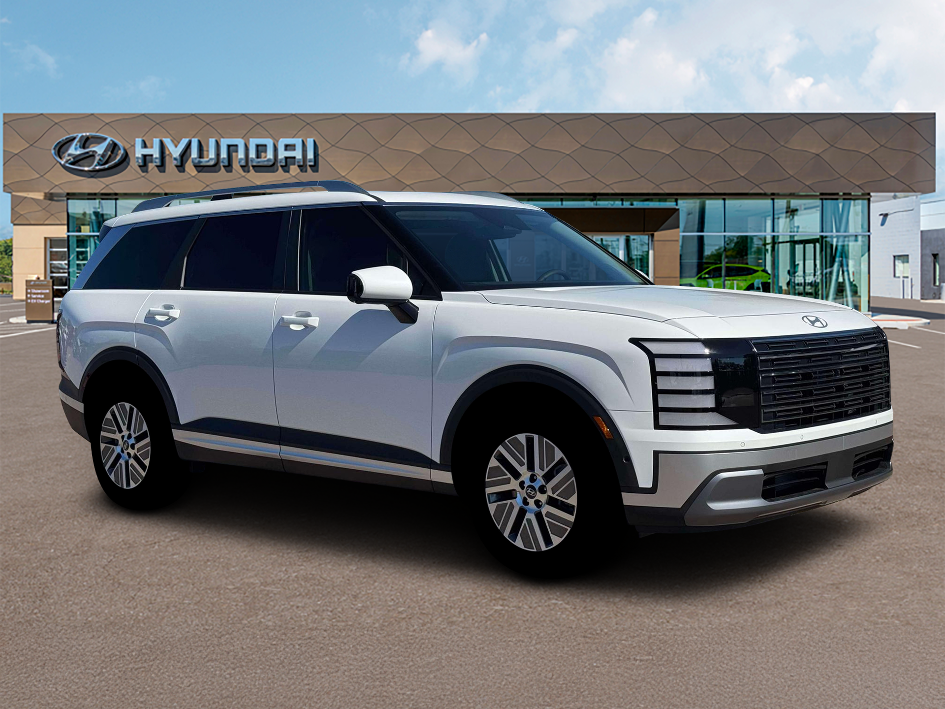 New 2026 White HYUNDAI Blue SEL Premium 7P image 10