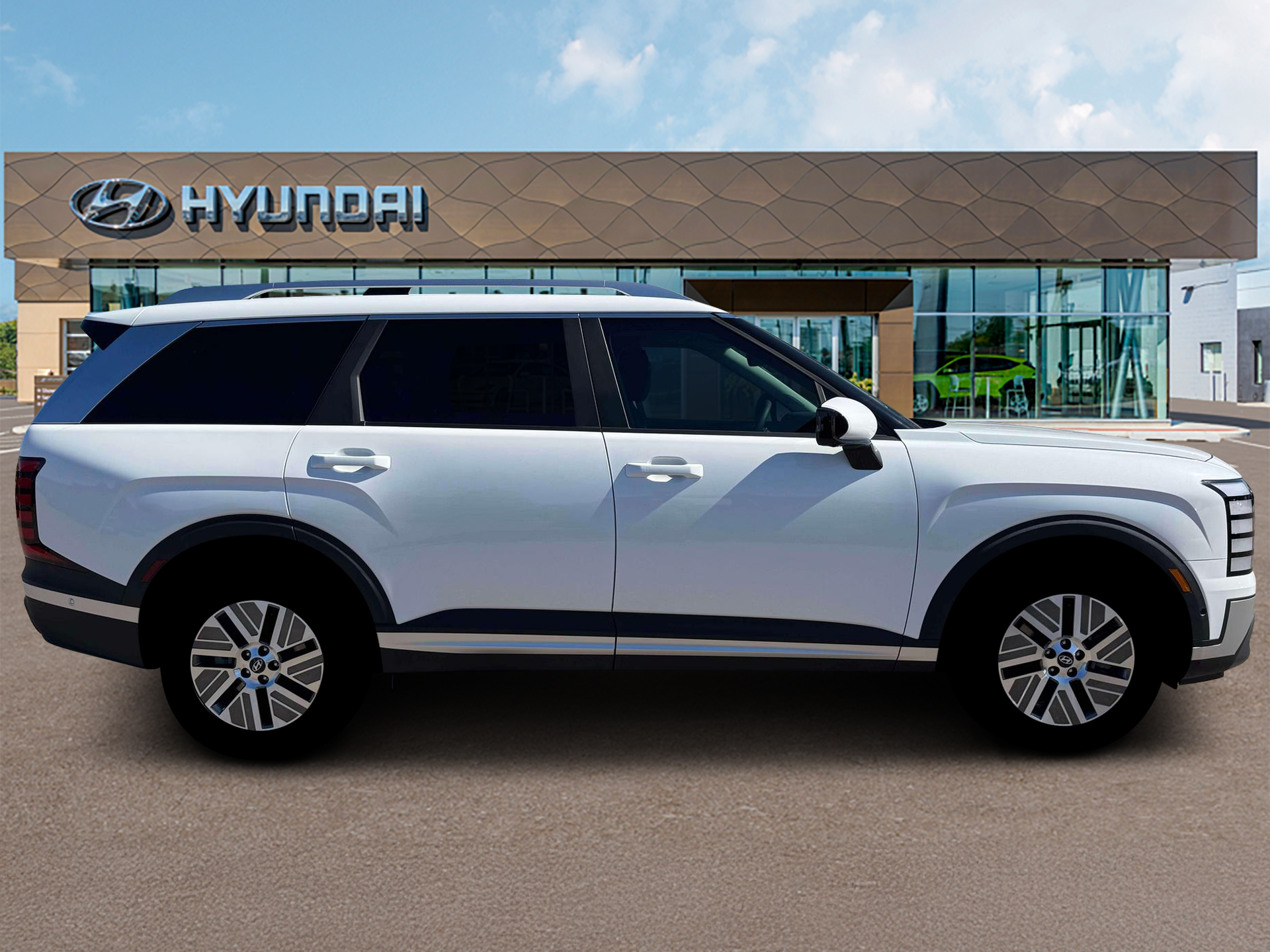New 2026 White HYUNDAI Blue SEL Premium 7P image 9