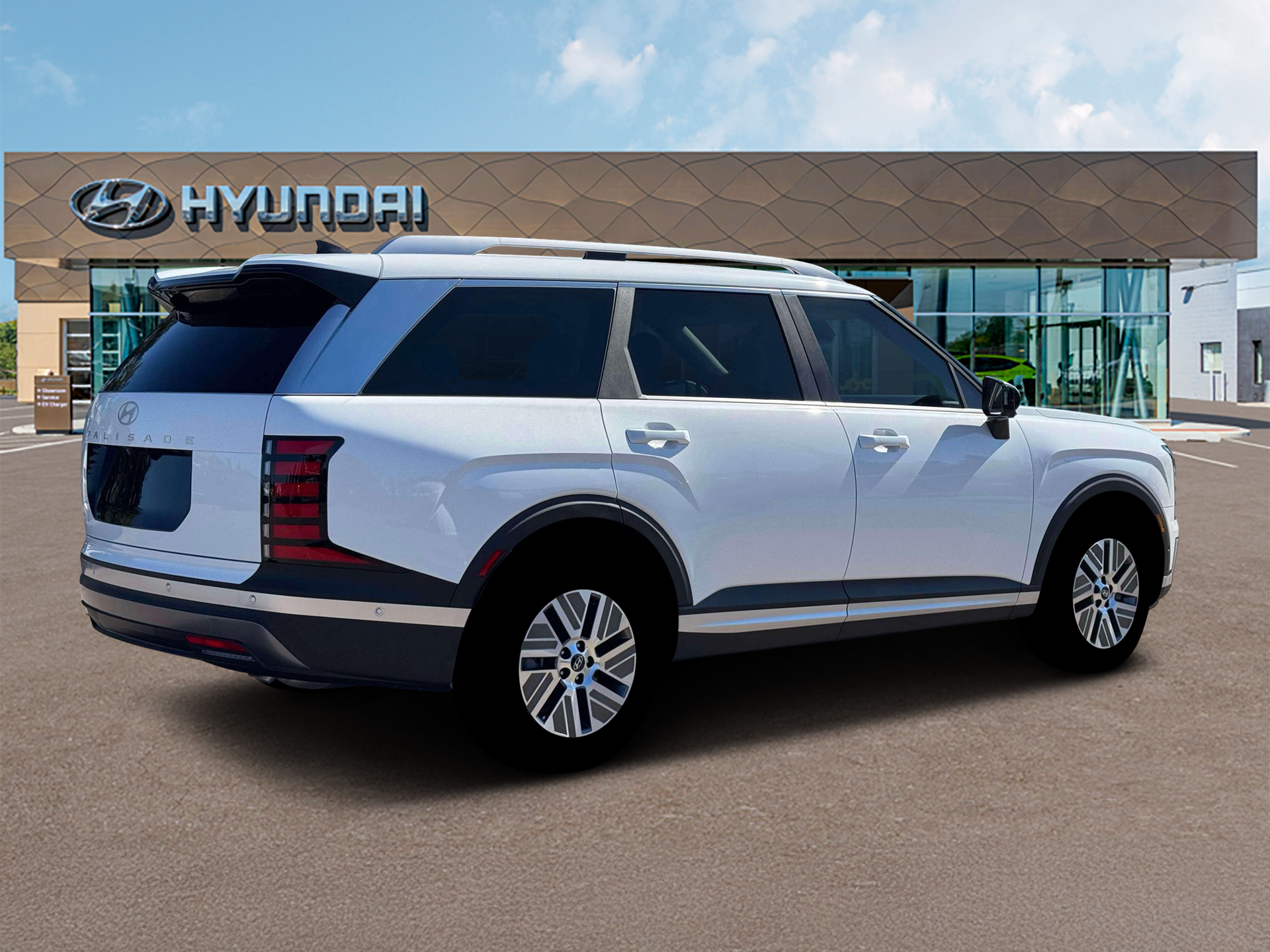 New 2026 White HYUNDAI Blue SEL Premium 7P image 8
