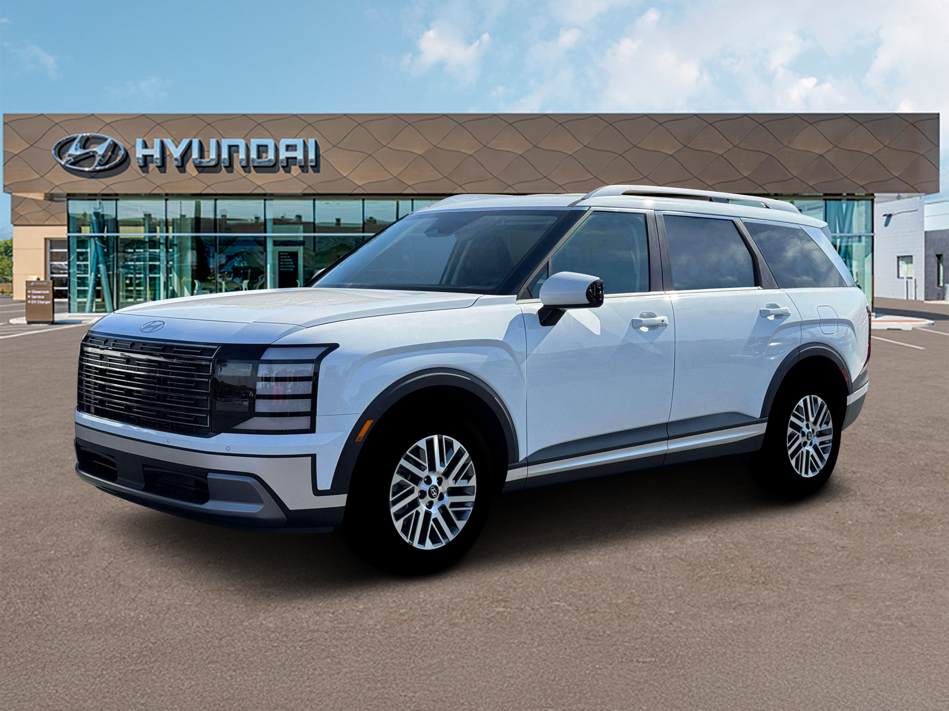 Creamy White Pearl 2026 Hyundai Palisade SUV / Crossover Front-Wheel Drive 8-Speed Automatic