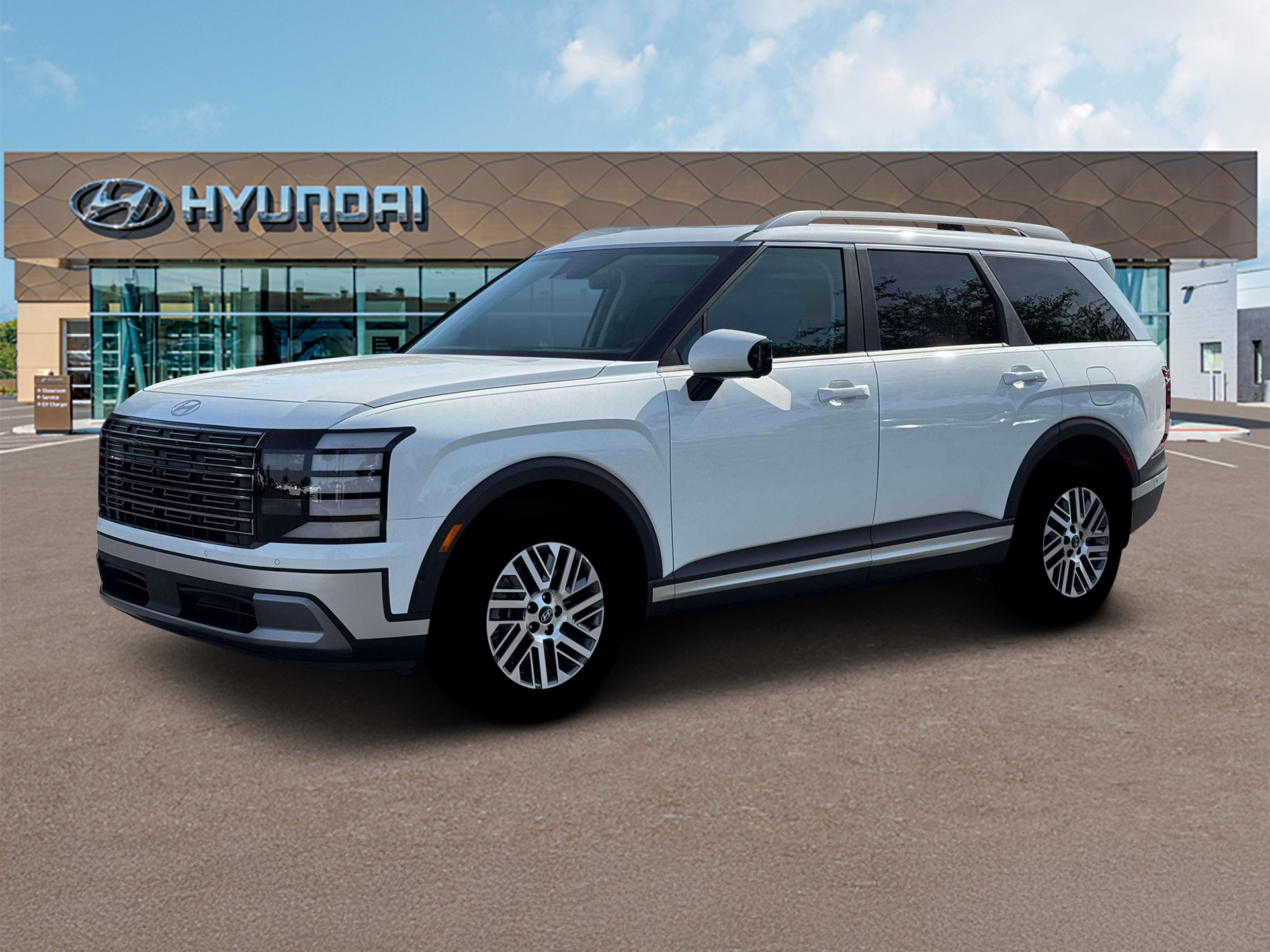 Creamy White Pearl 2026 Hyundai Palisade SUV / Crossover Front-Wheel Drive 8-Speed Automatic