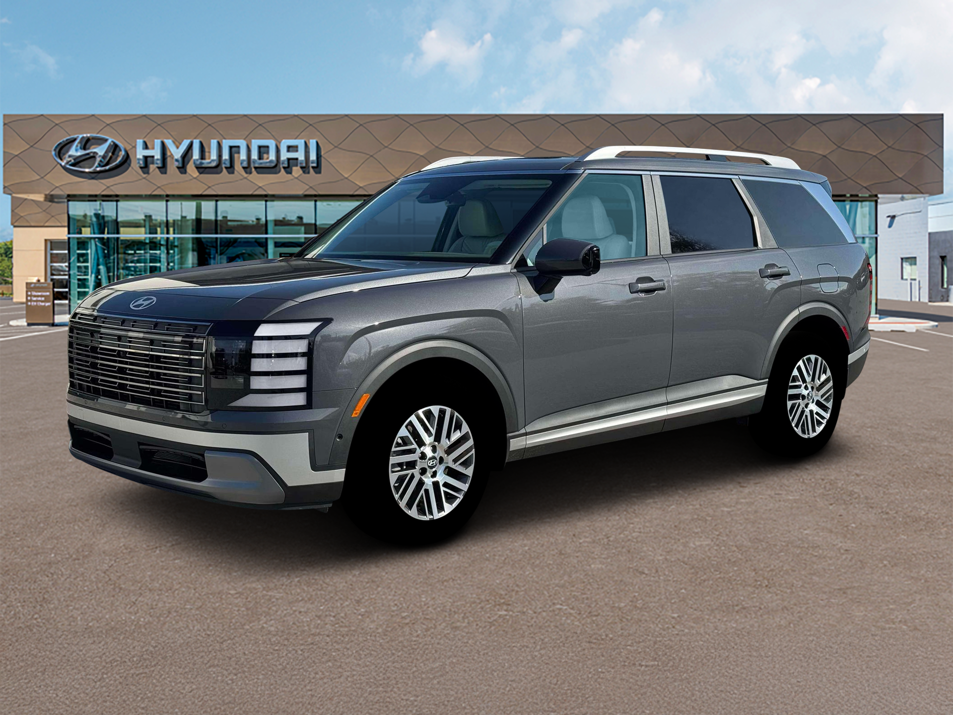 Ecotronic Gray Pearl 2026 Hyundai Palisade SUV / Crossover Front-Wheel Drive 8-Speed Automatic