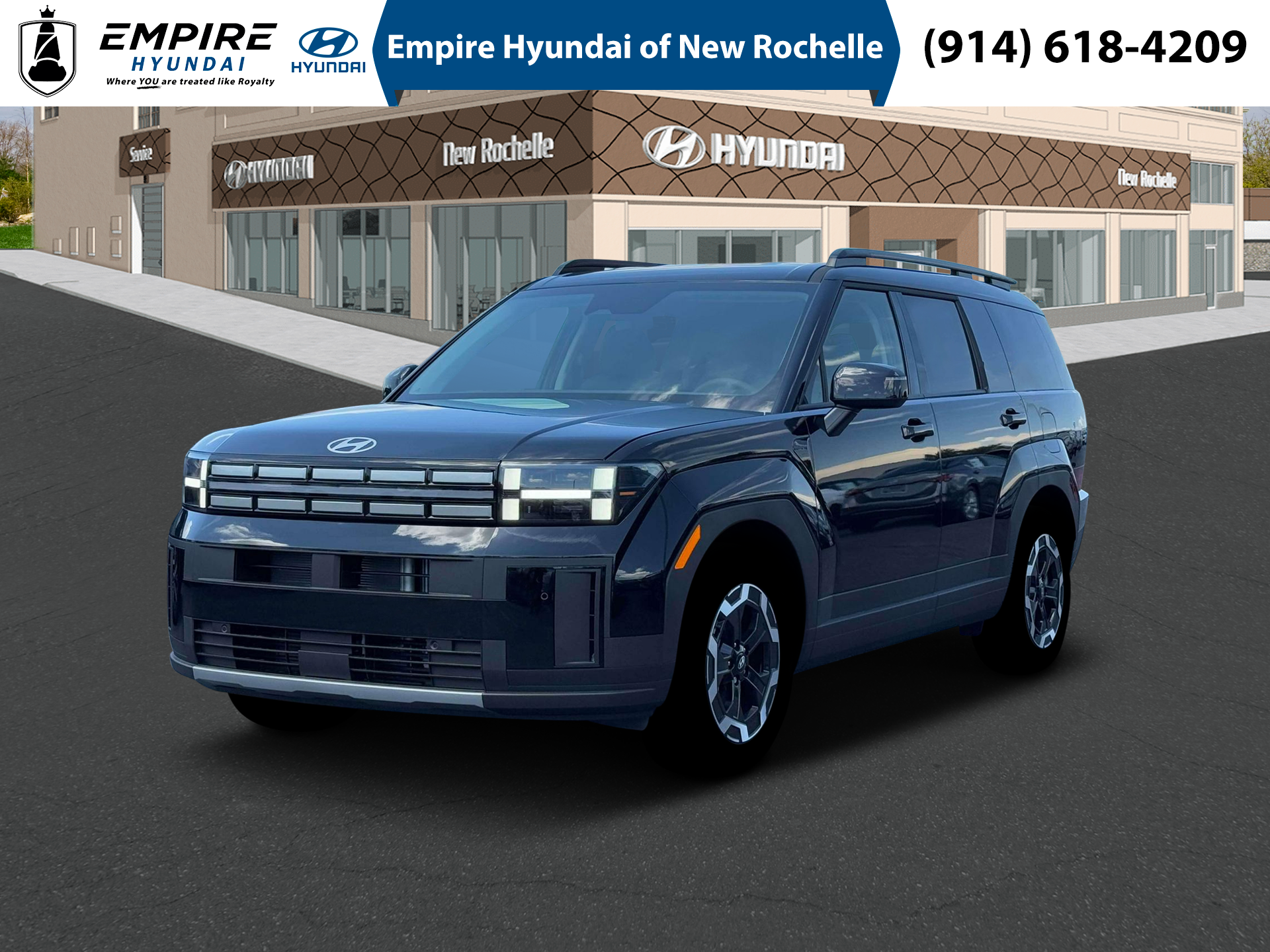 Phantom Black 2026 Hyundai Santa Fe SUV / Crossover All-Wheel Drive 8-Speed Automatic