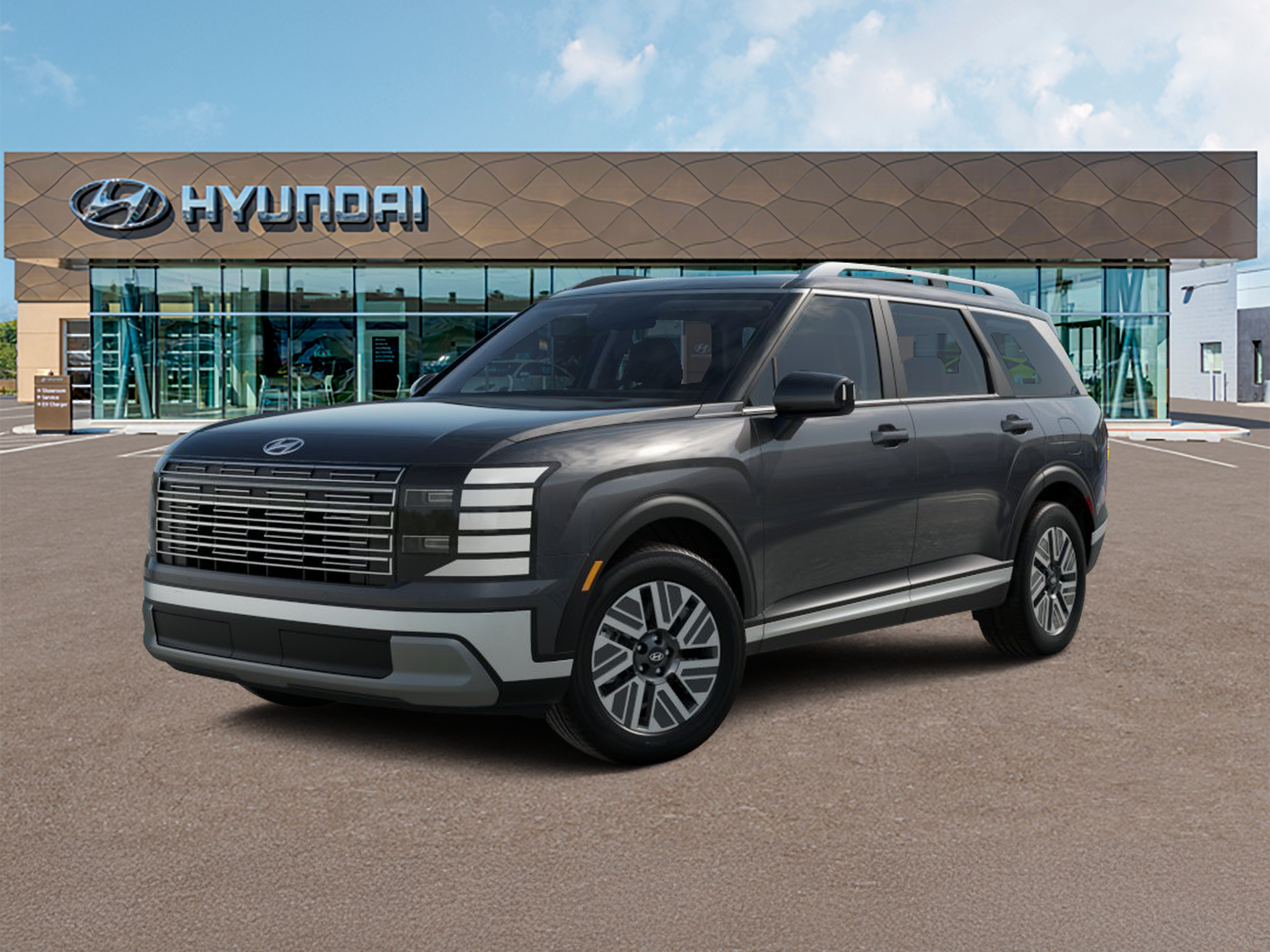 New 2026 Ecotronic Gray Pearl Hyundai SEL 7P image 2