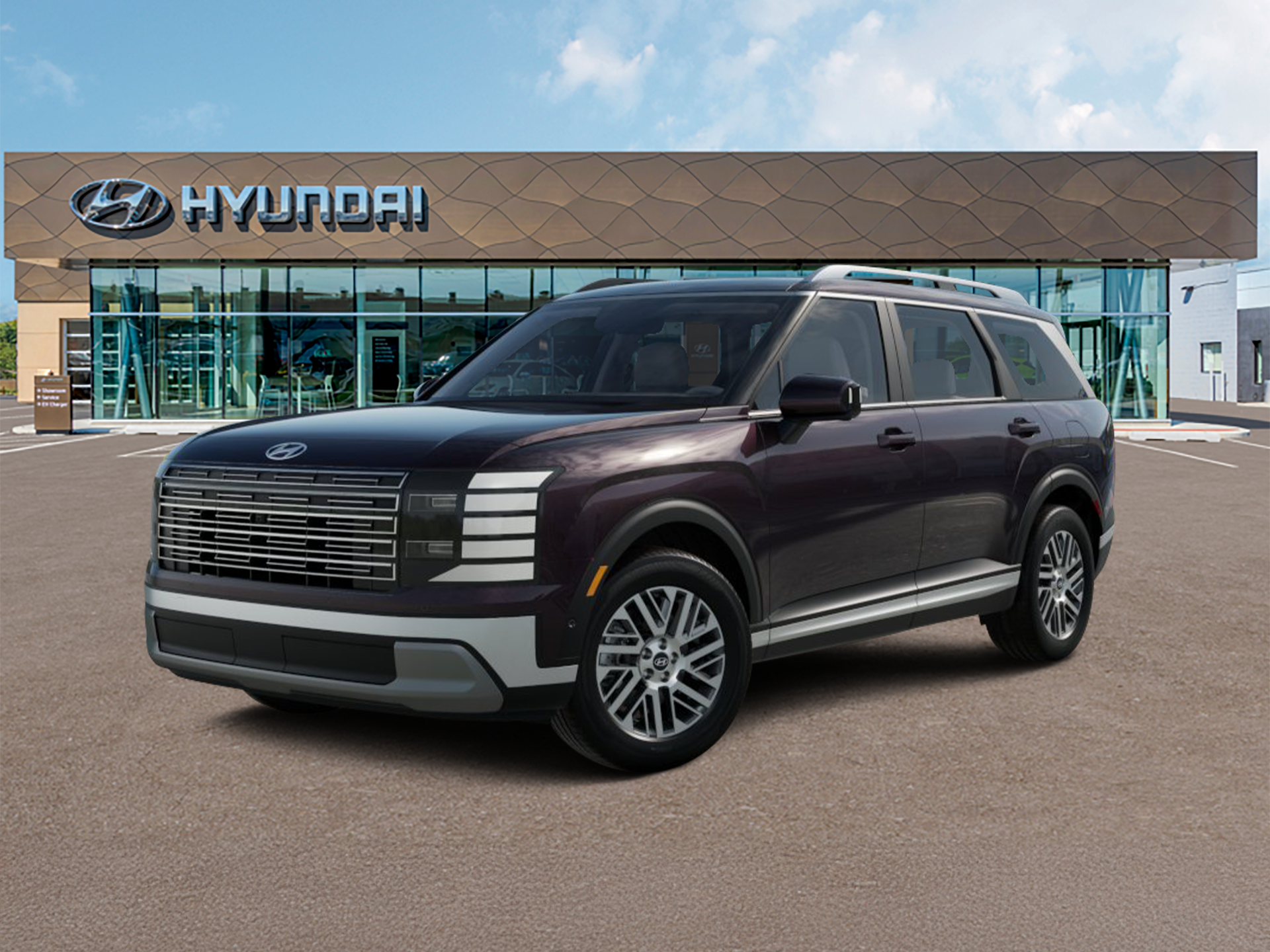 Red (Galaxy Maroon Pearl) 2026 Hyundai Palisade SUV / Crossover Front-Wheel Drive 8-Speed Automatic