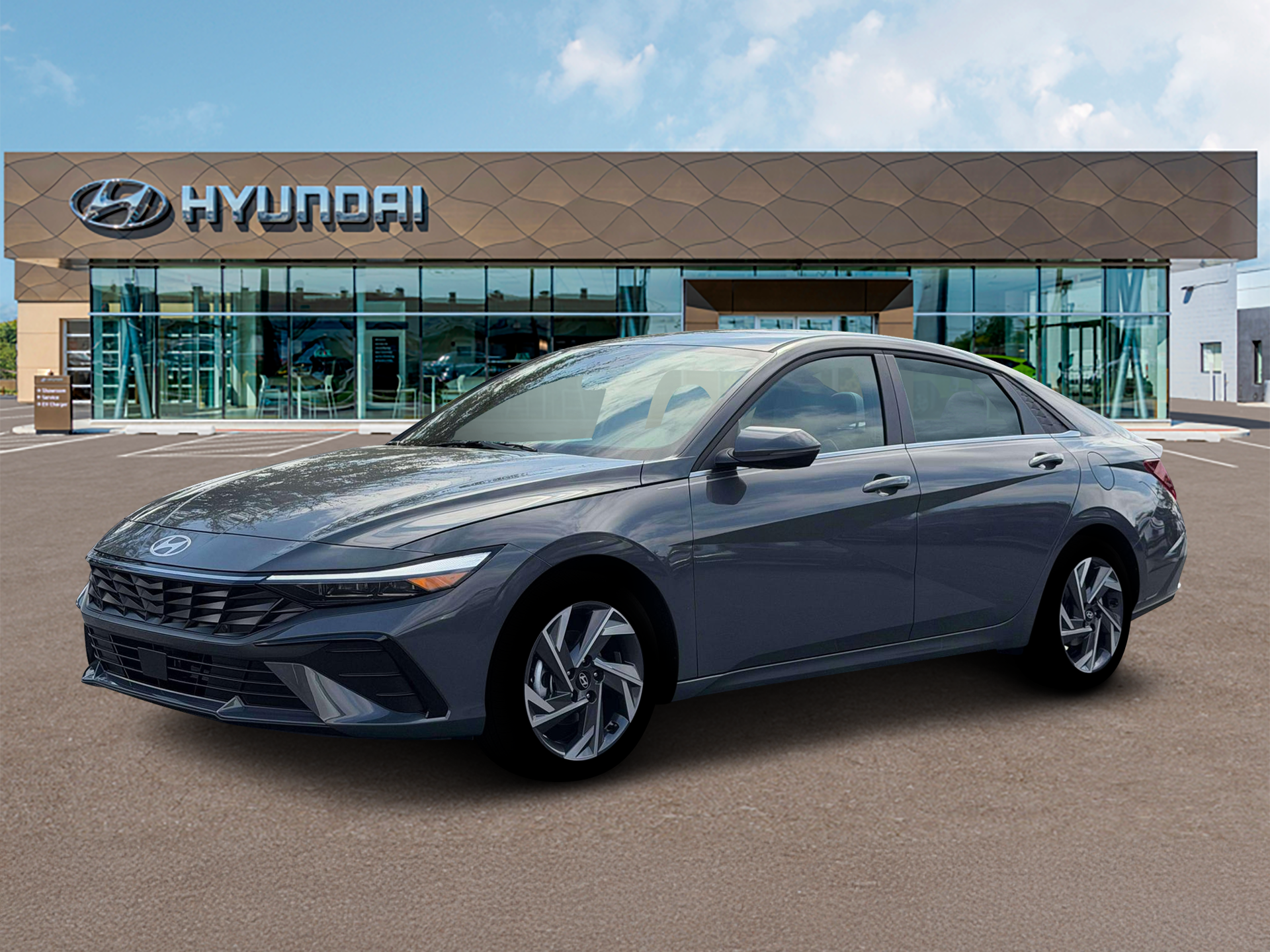 Ecotronic Gray 2026 Hyundai Elantra Hybrid Sedan Front-Wheel Drive 6-Speed Dual Clutch