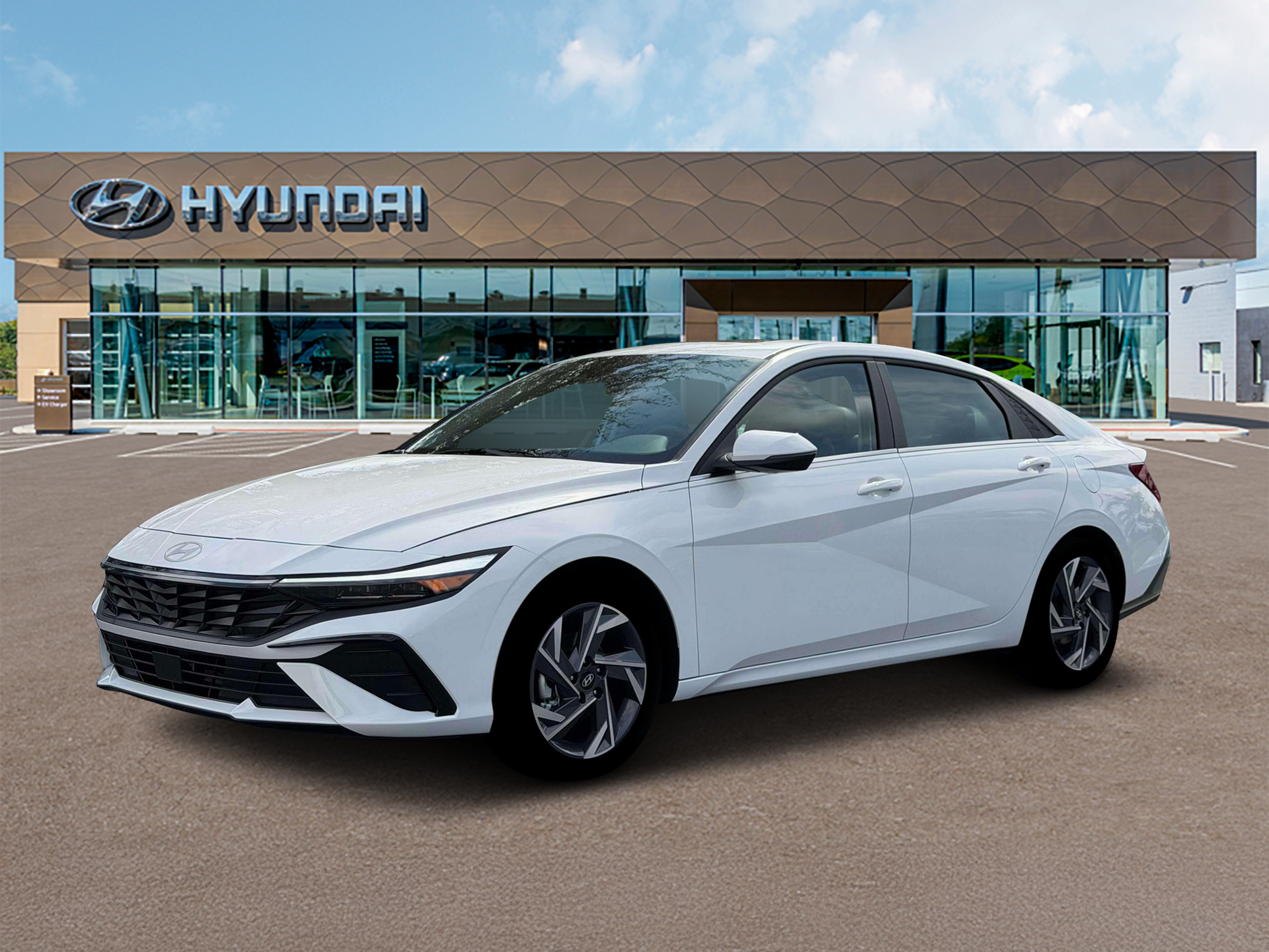 Serenity White 2026 Hyundai Elantra Hybrid Sedan Front-Wheel Drive 6-Speed Automatic