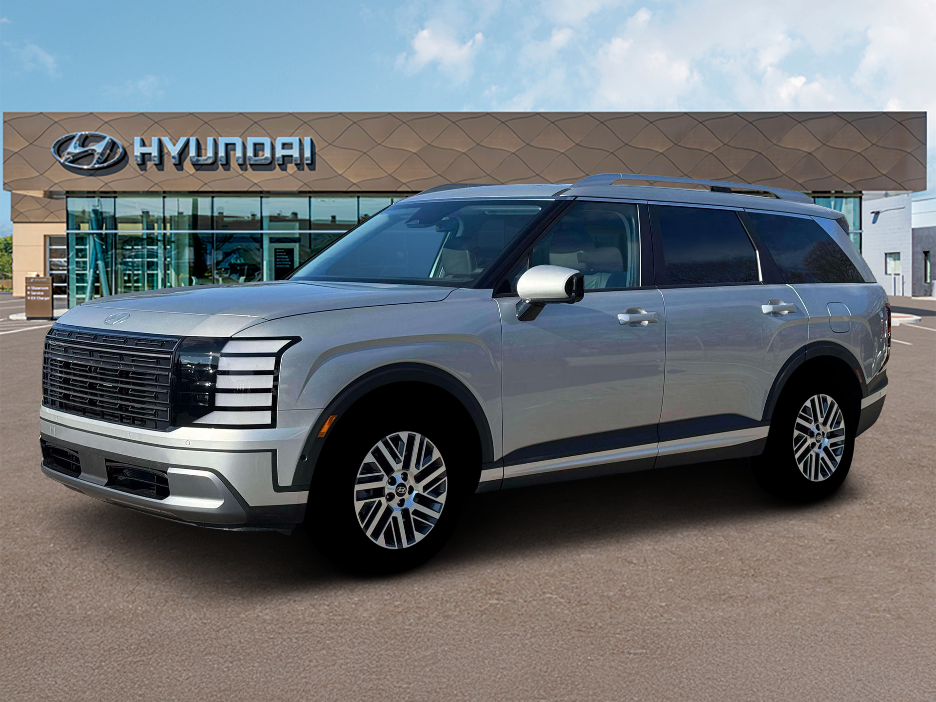 Typhoon Silver Metallic 2026 Hyundai Palisade SUV / Crossover Front-Wheel Drive 8-Speed Automatic