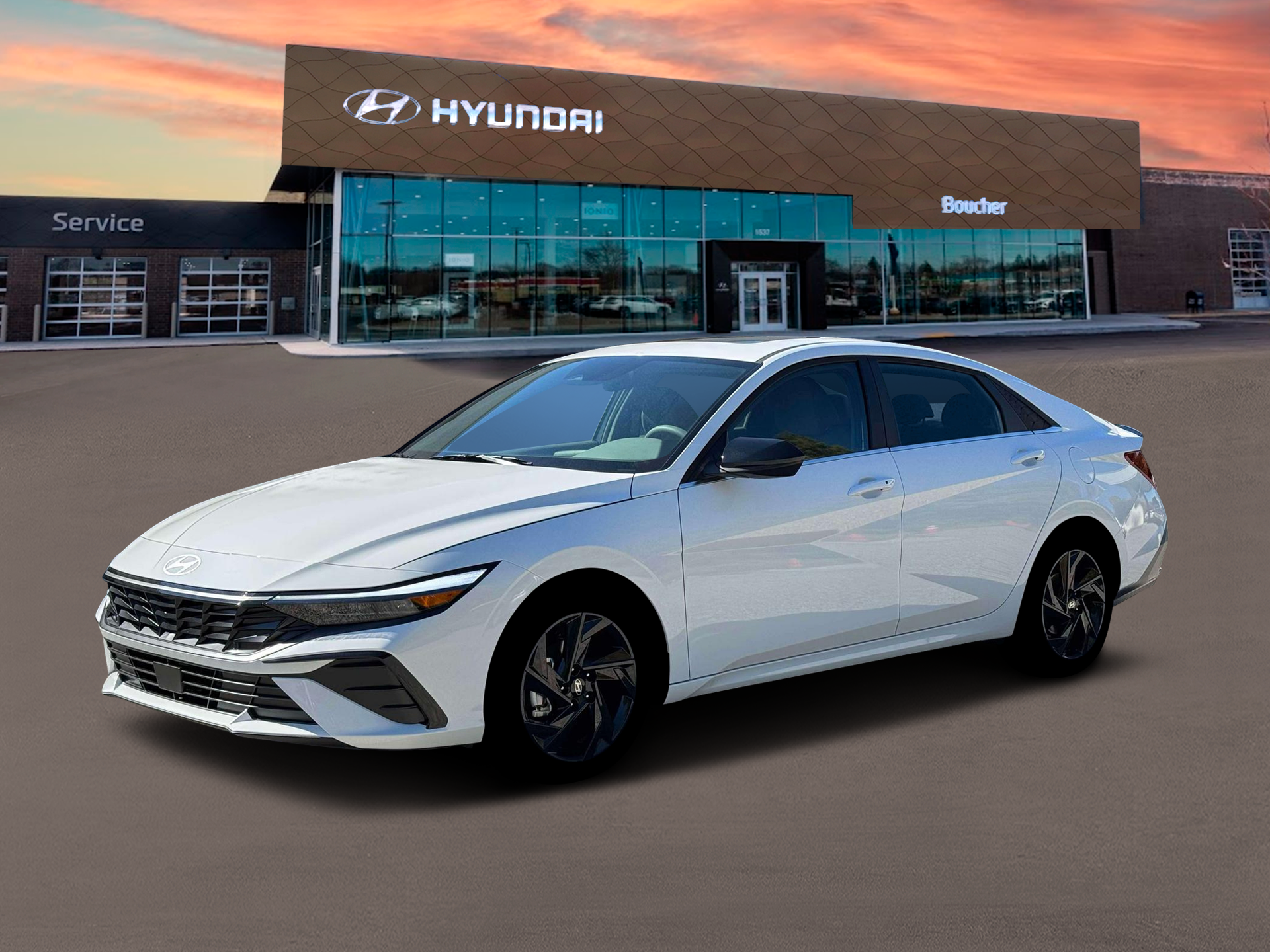 New 2026 Serenity White Hyundai SEL Sport image 2