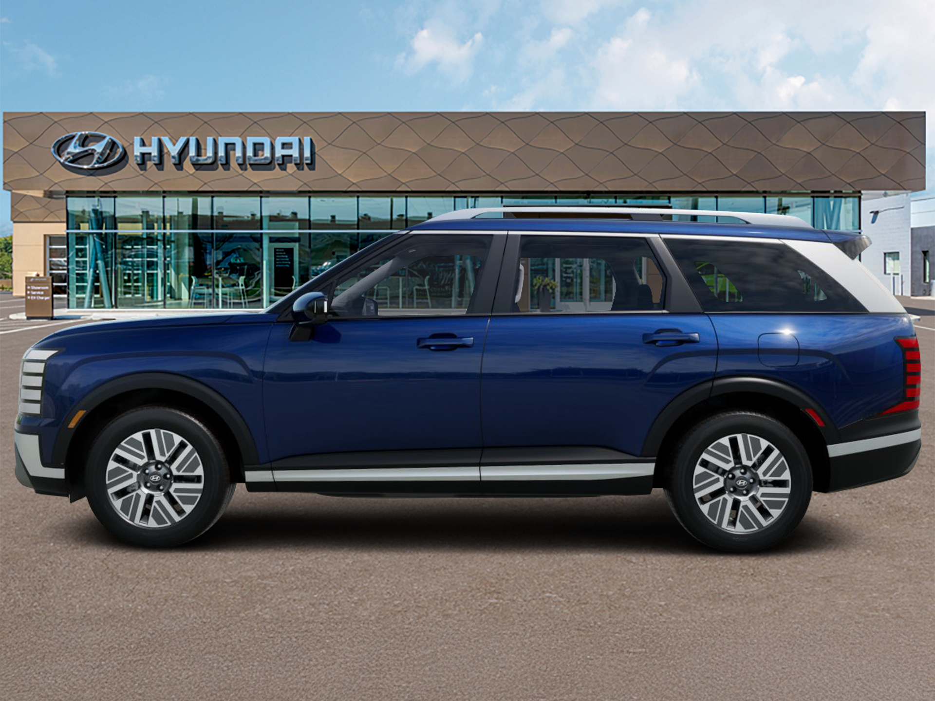 Classy Blue Pearl 2026 Hyundai Palisade Hybrid Blue SEL FWD SUV / Crossover Front-Wheel Drive 6-Speed Automatic
