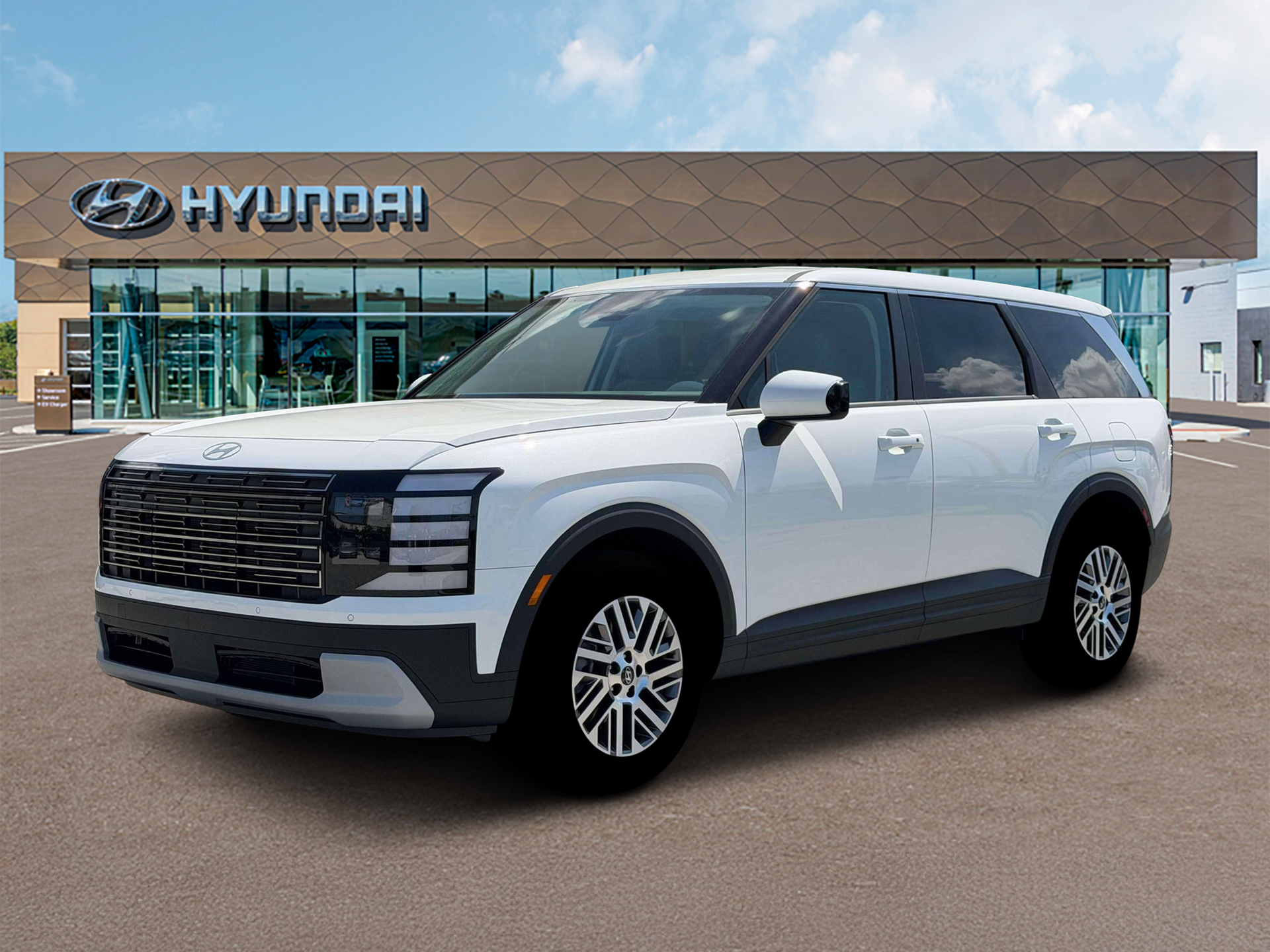 Creamy White Pearl 2026 Hyundai Palisade SE FWD SUV / Crossover Front-Wheel Drive 8-Speed Automatic