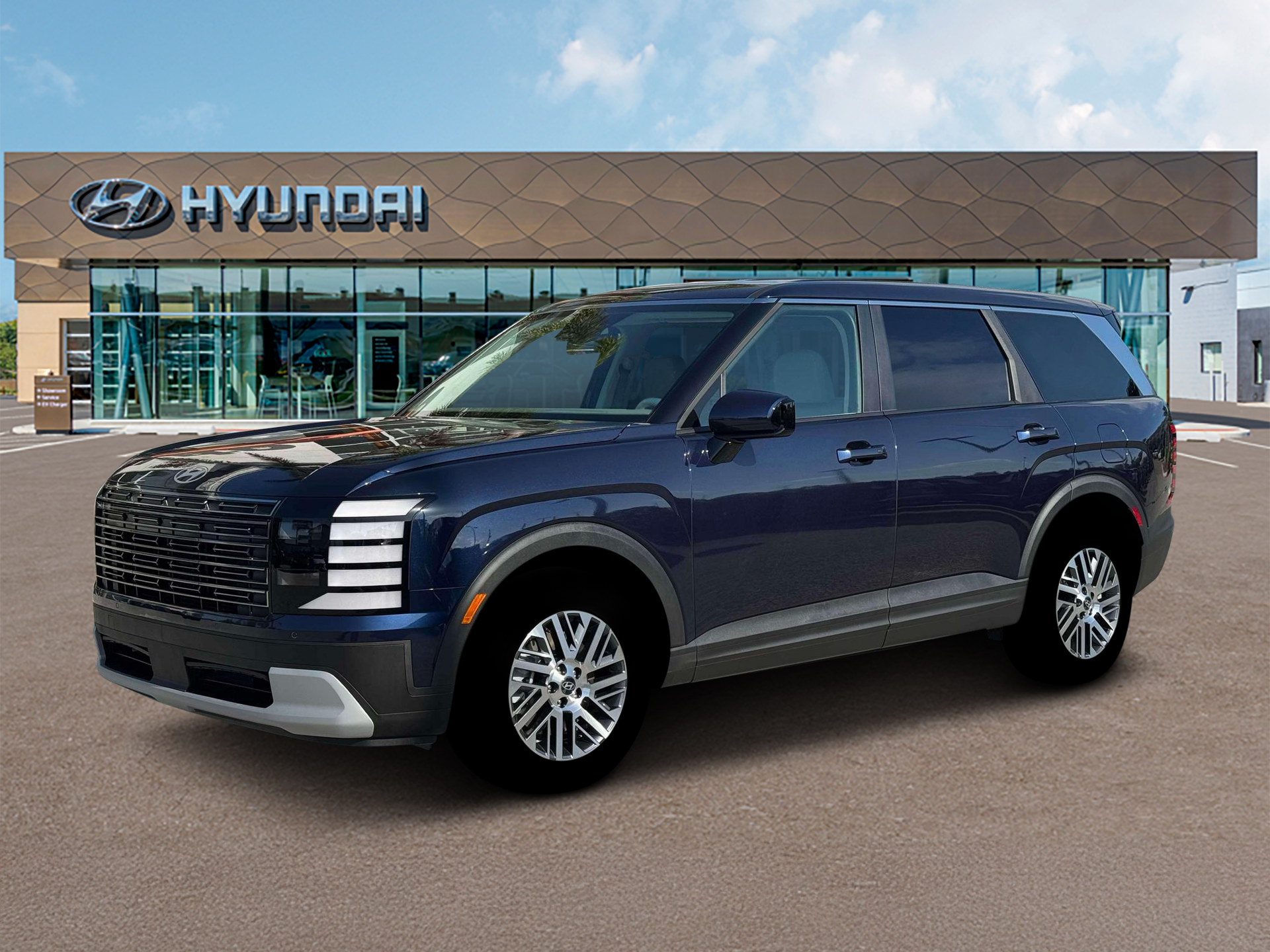 Classy Blue Pearl 2026 Hyundai Palisade SUV / Crossover Front-Wheel Drive 8-Speed Automatic