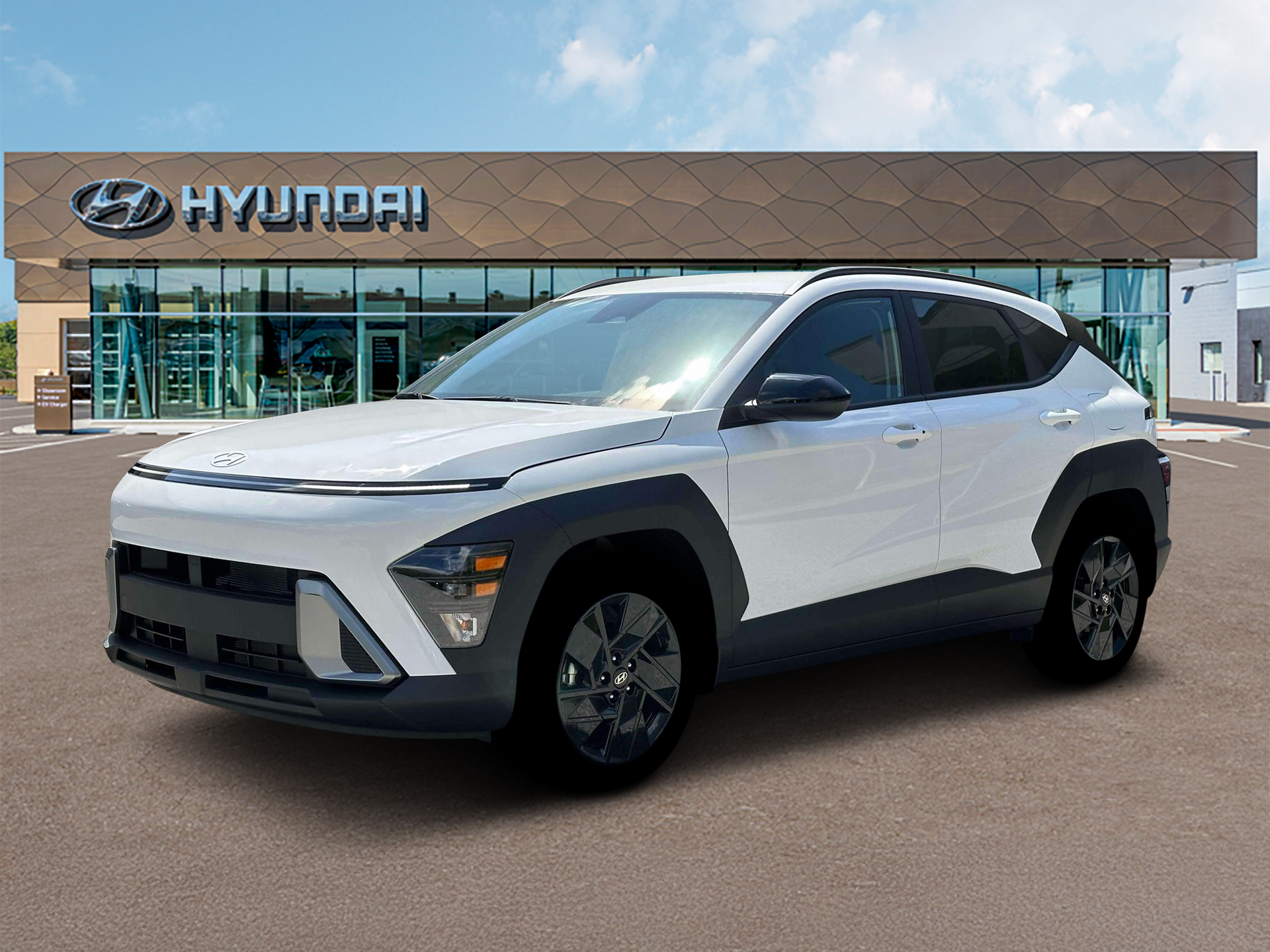 Atlas White 2026 Hyundai Kona SUV / Crossover Front-Wheel Drive Continuously Variable Transmission