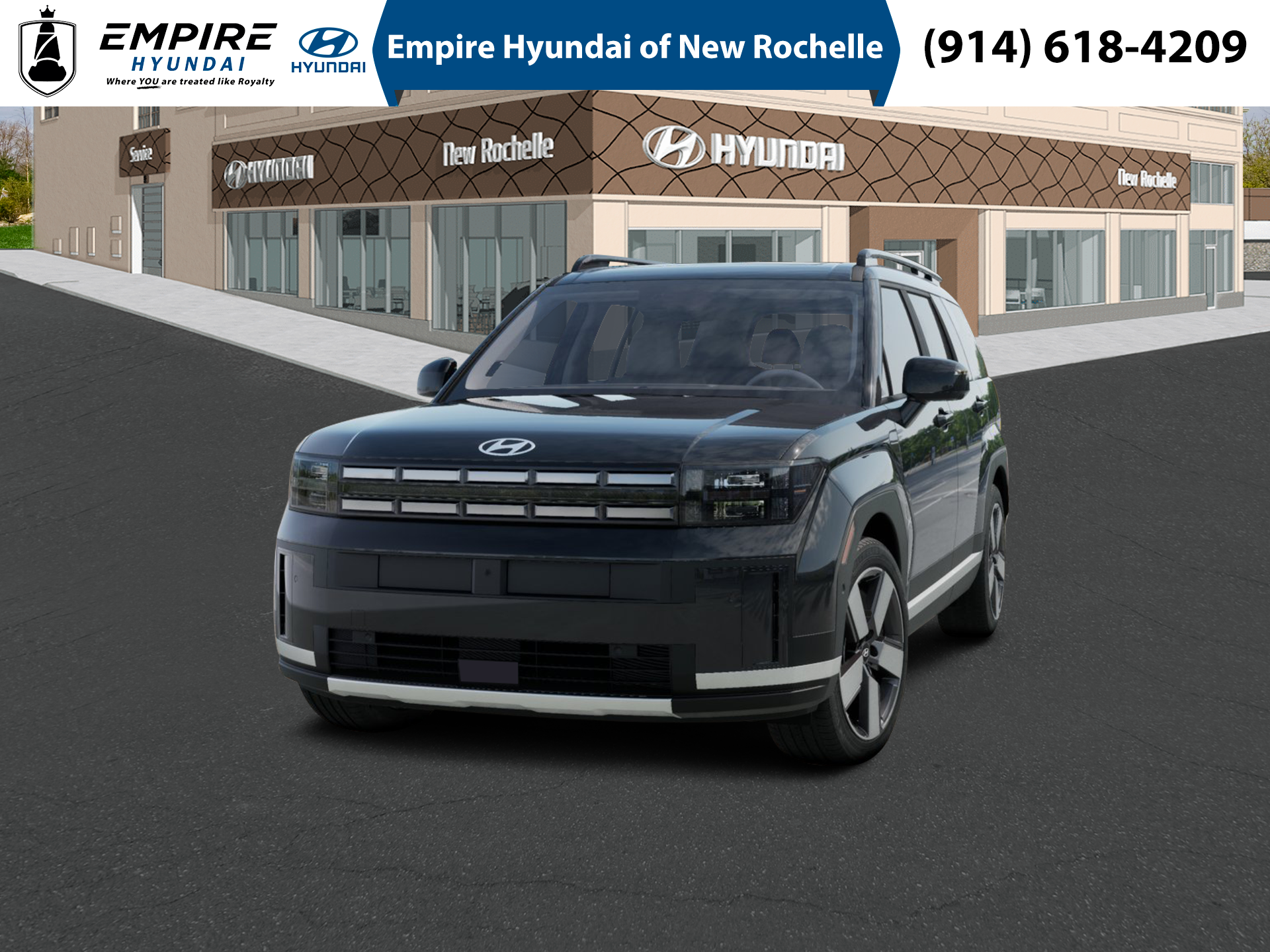 Phantom Black 2026 Hyundai Santa Fe SUV / Crossover All-Wheel Drive 8-Speed Automatic