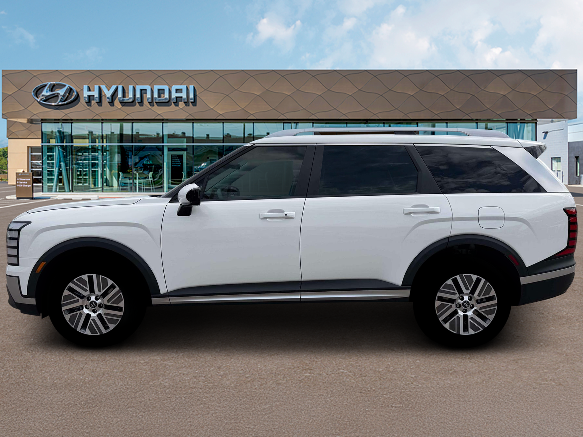 New 2026 White Pearl HYUNDAI Blue SEL 8P image 3