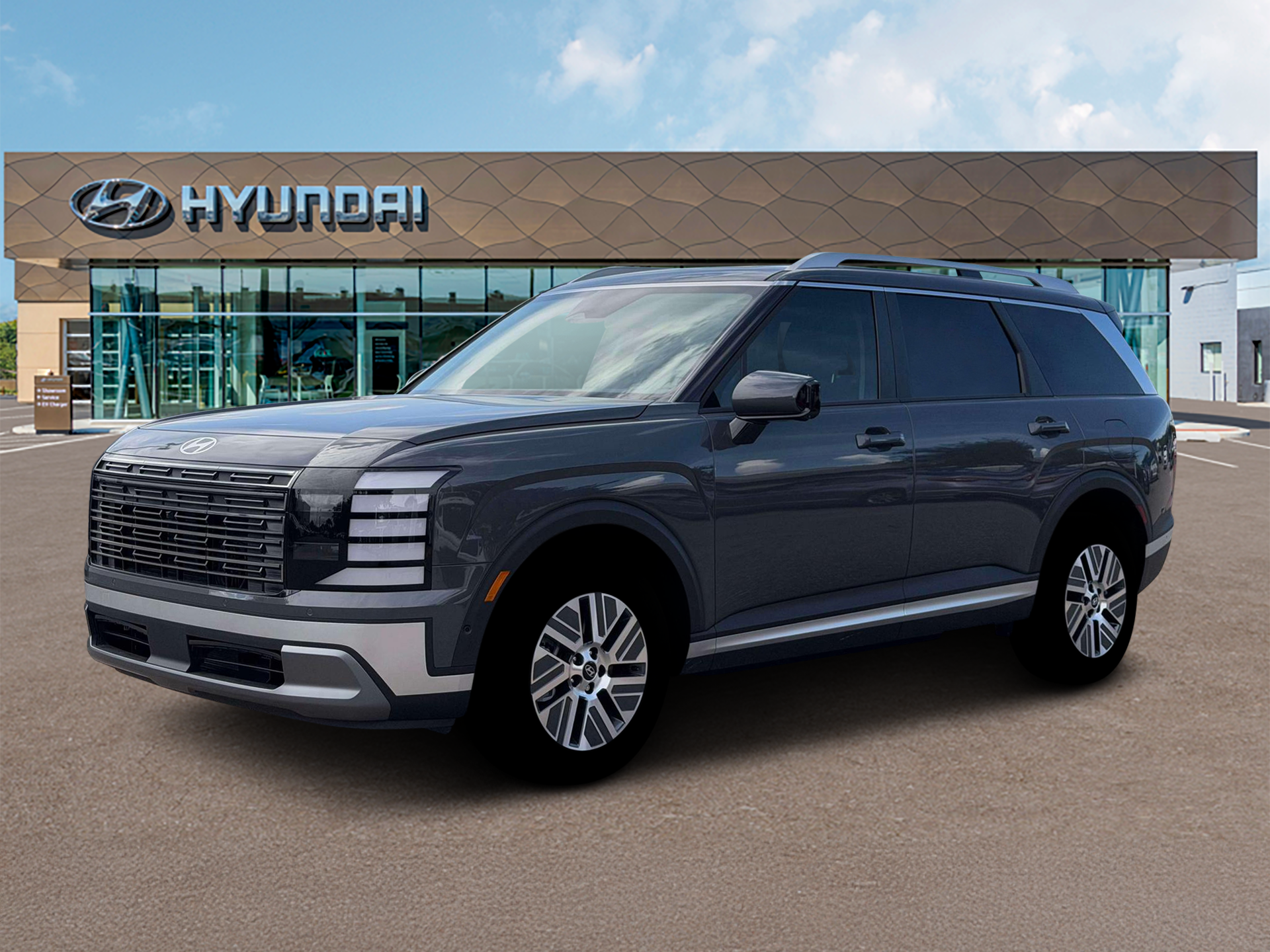 Ecotronic Gray Pearl 2026 Hyundai Palisade Hybrid SUV / Crossover Front-Wheel Drive 6-Speed Automatic