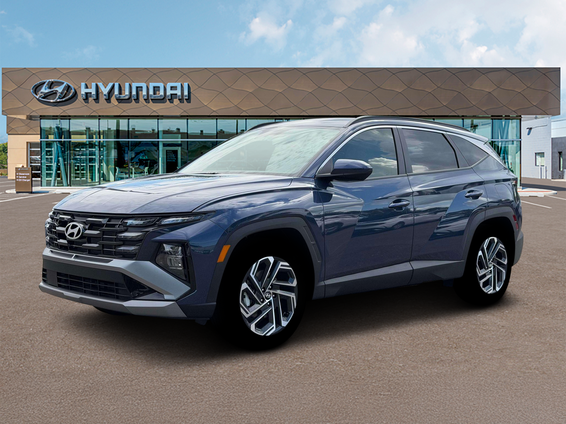 Atlantis Blue 2026 Hyundai Tucson SUV / Crossover Front-Wheel Drive 8-Speed Automatic