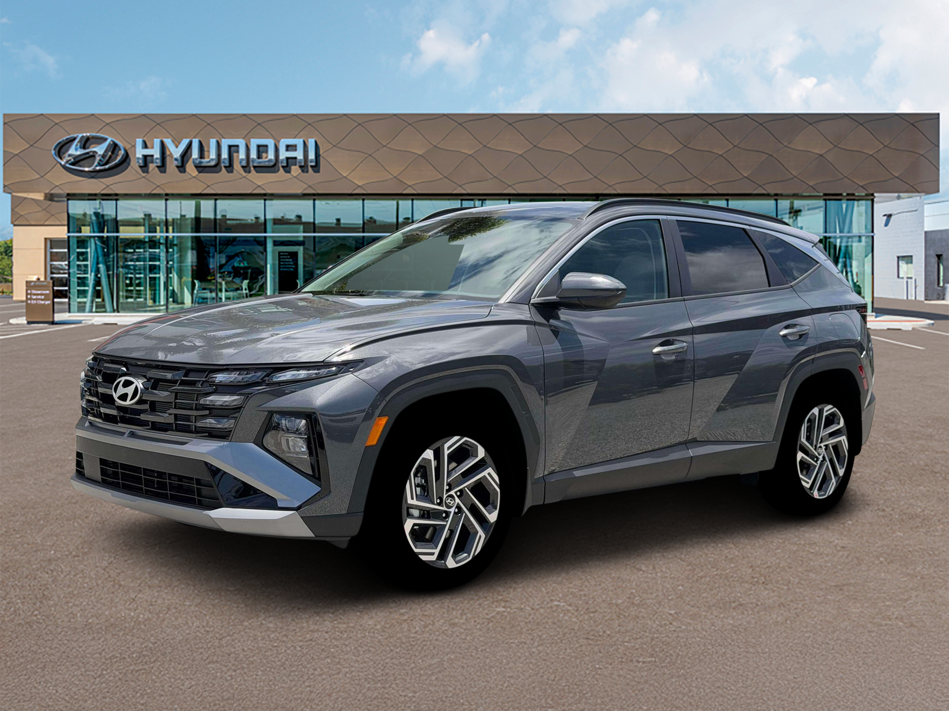 Ecotronic Gray 2026 Hyundai Tucson SUV / Crossover Front-Wheel Drive 8-Speed Automatic