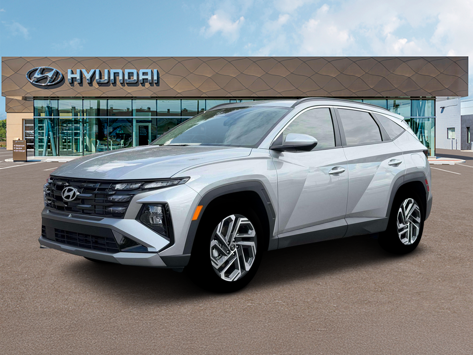 Shimmering Silver 2026 Hyundai Tucson SUV / Crossover Front-Wheel Drive 8-Speed Automatic