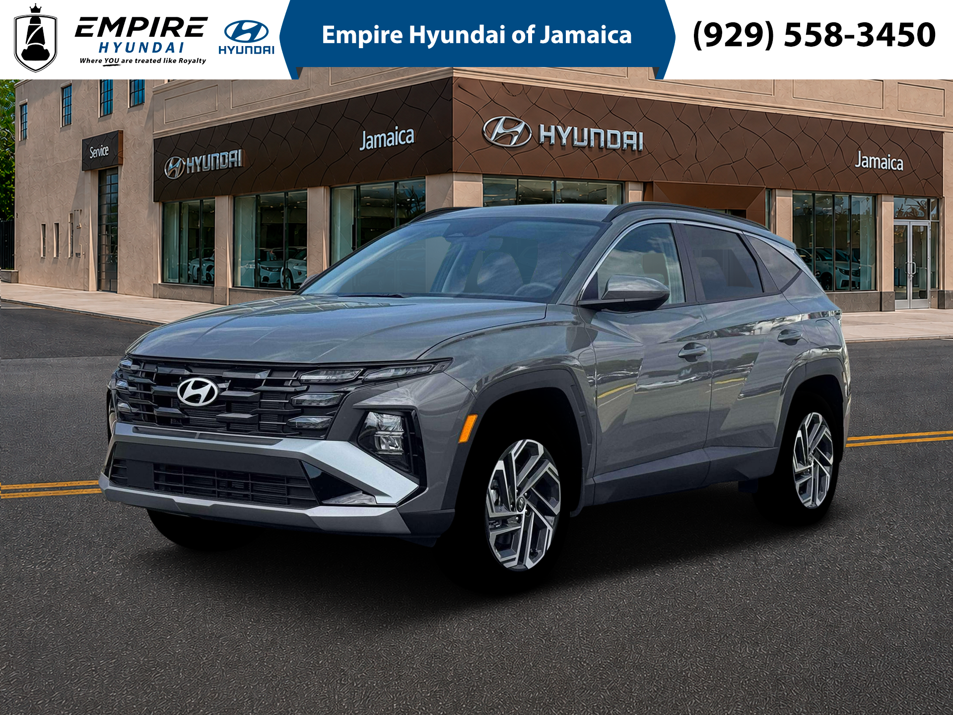 Hampton Gray 2026 Hyundai Tucson SUV / Crossover All-Wheel Drive 8-Speed Automatic