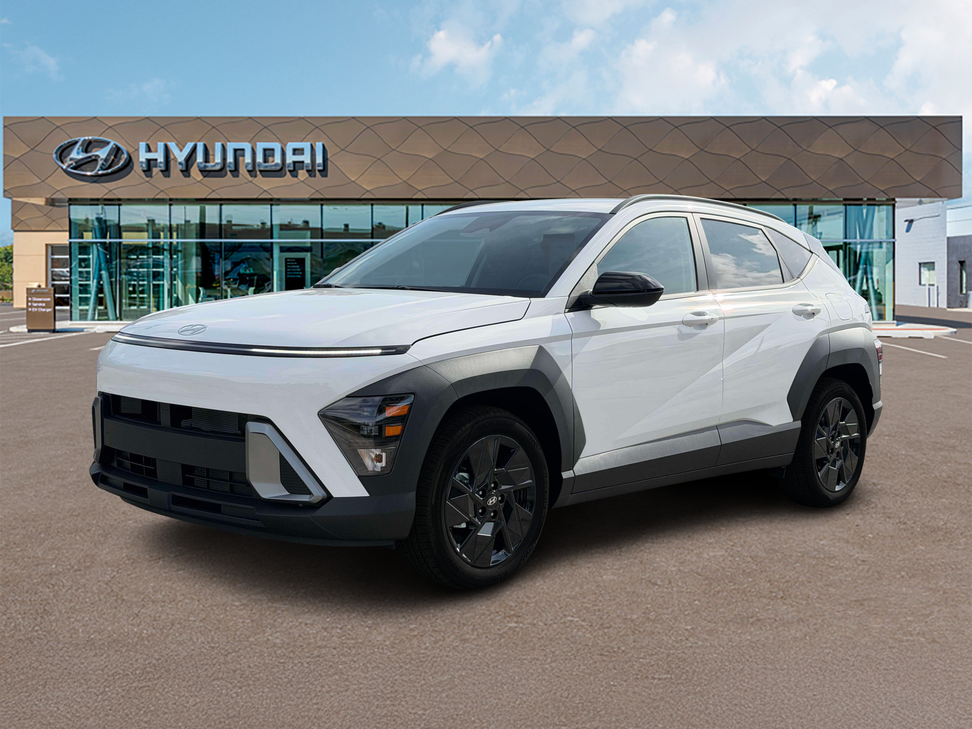 Atlas White 2027 Hyundai Kona SUV / Crossover Front-Wheel Drive Continuously Variable Transmission